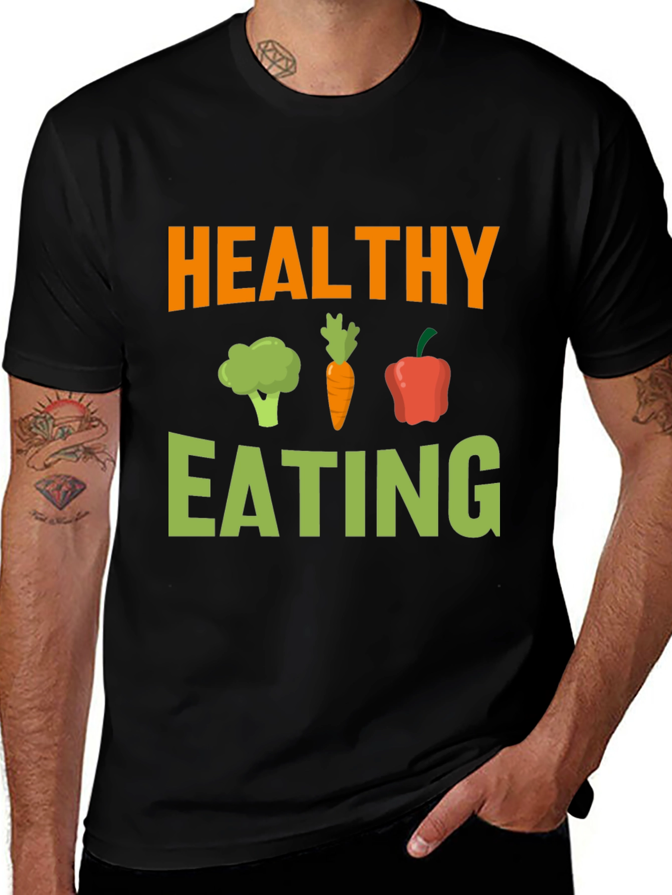 Variant 29 of Healthy Eating T-Shirt, Vegan Life Tee