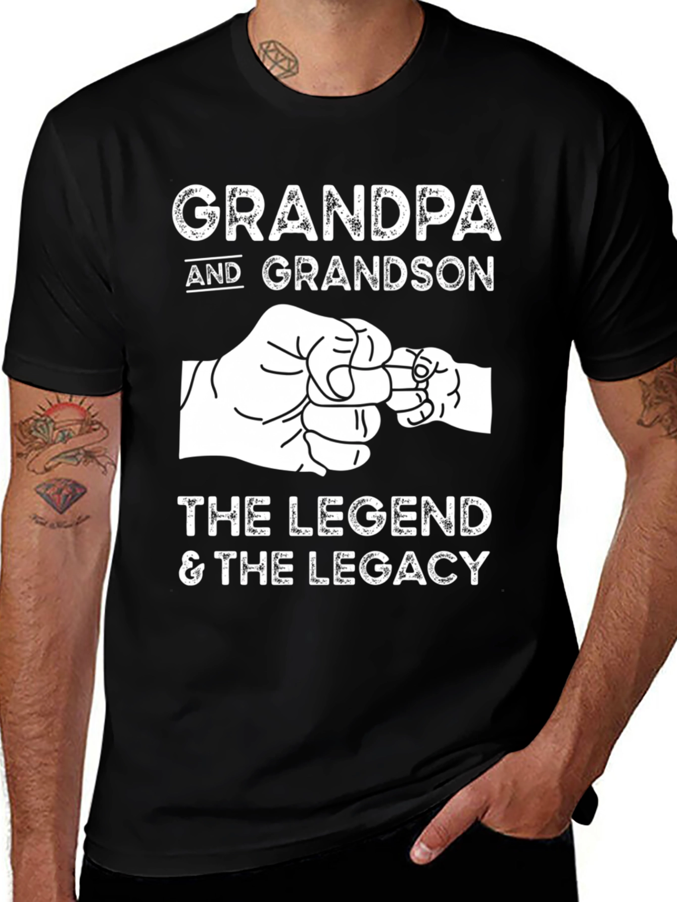 Grandpa & Grandson T-Shirt - Legend & Legacy