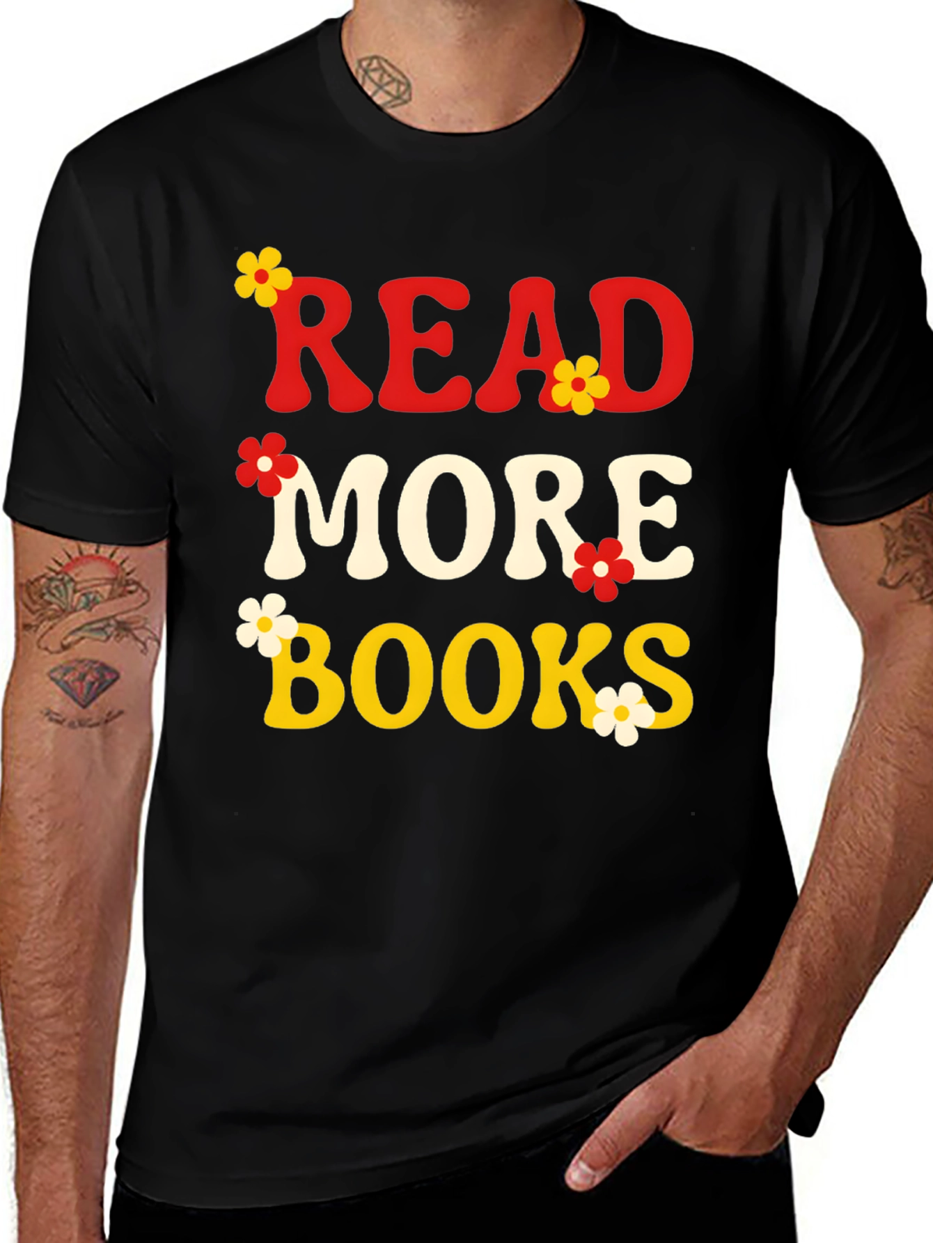 Variant 20 of Read More Books Graphic Tee