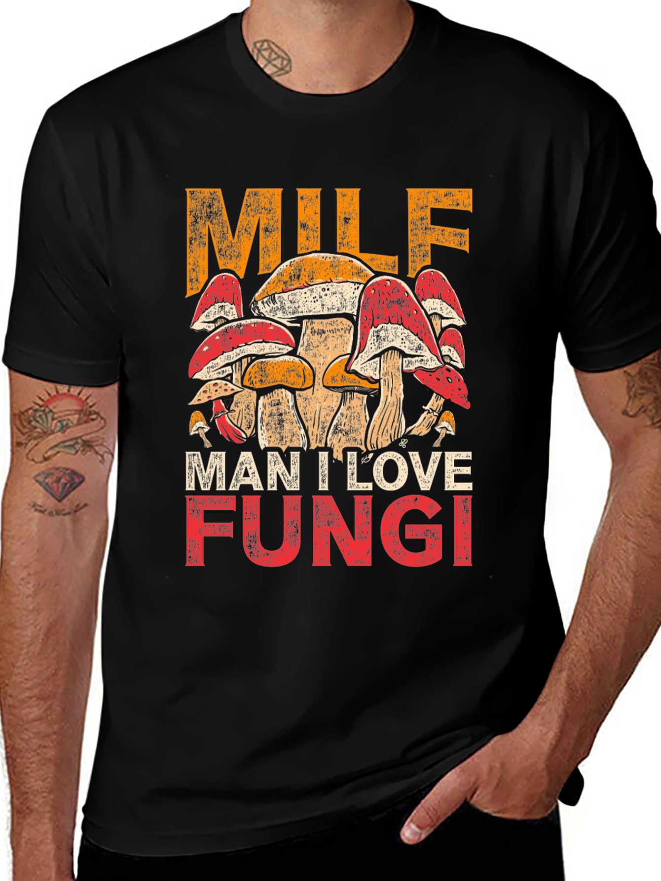 Variant 5 of MILF Man I Love Fungi Graphic T-Shirt