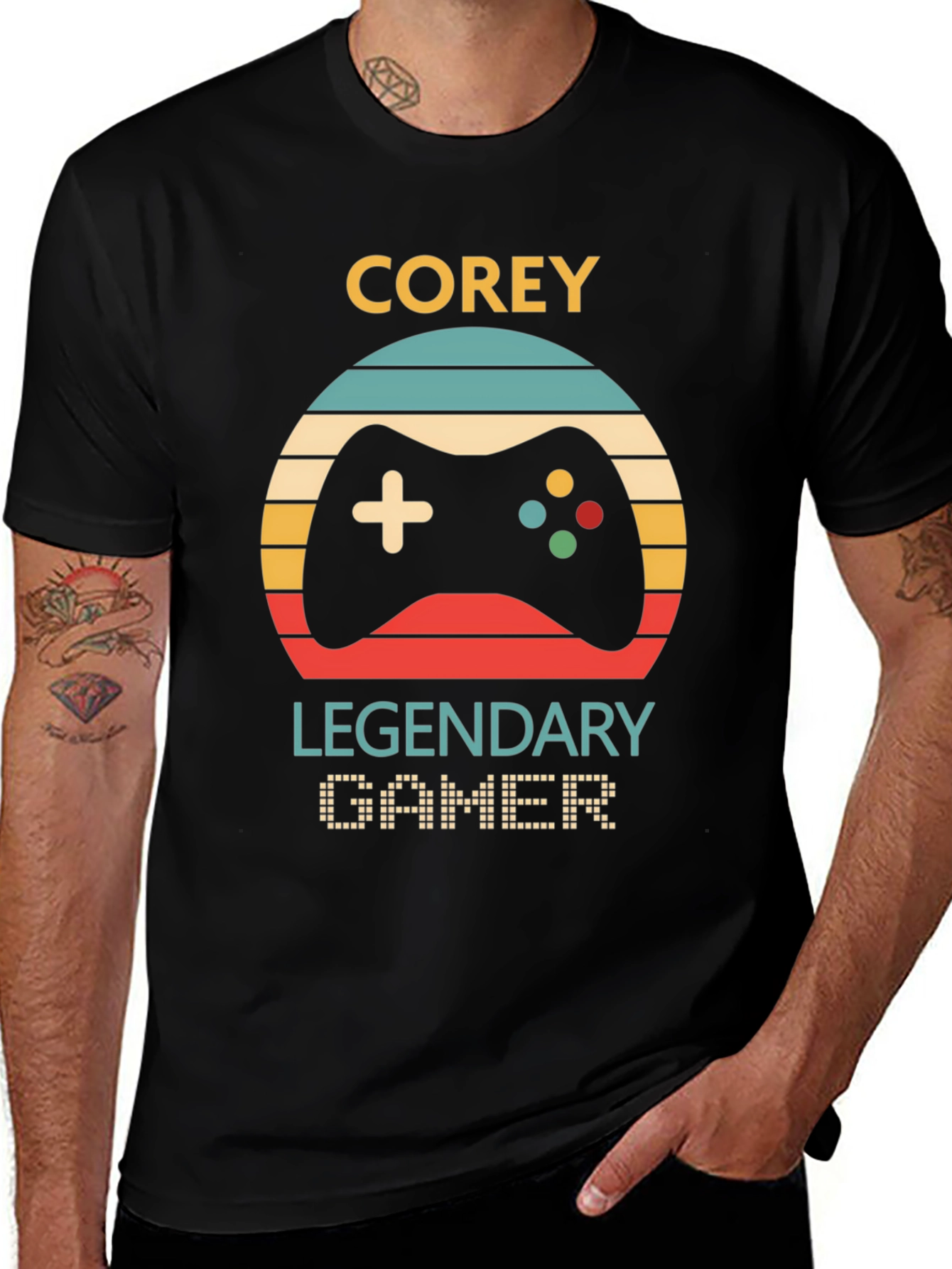 Variant 21 of Corey Legendary Gamer T-Shirt
