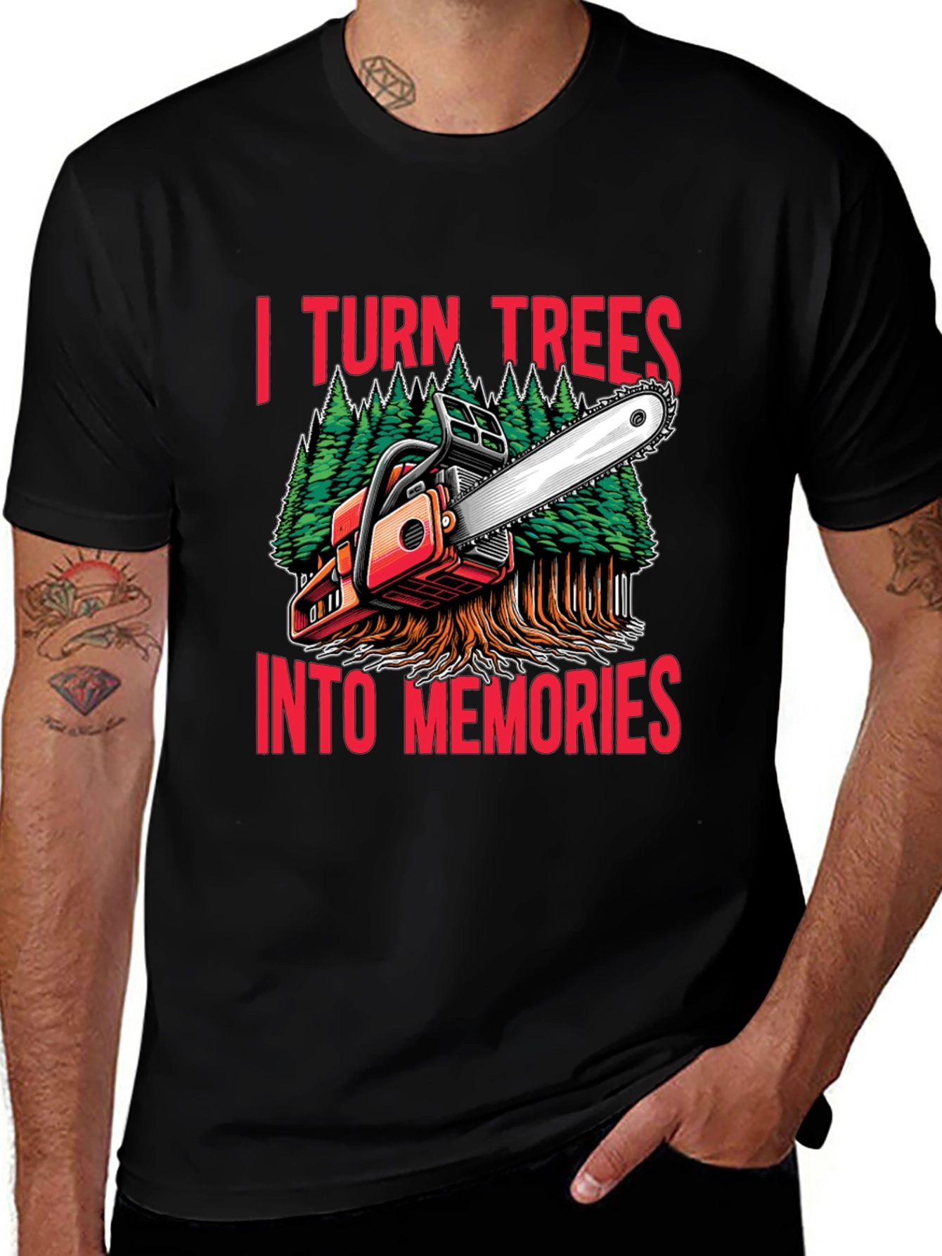 Variant 5 of Turn Trees Into Memories Graphic T-Shirt