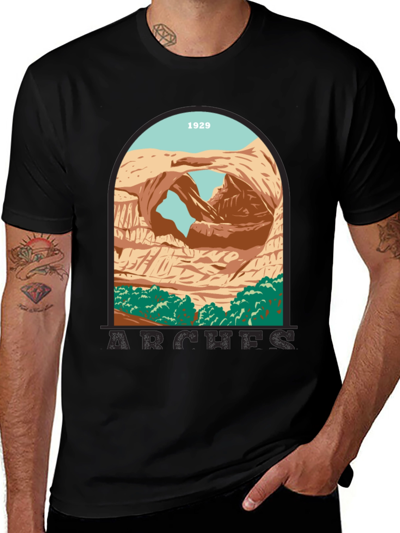 Variant 24 of Arches National Park 1929 Graphic Tee