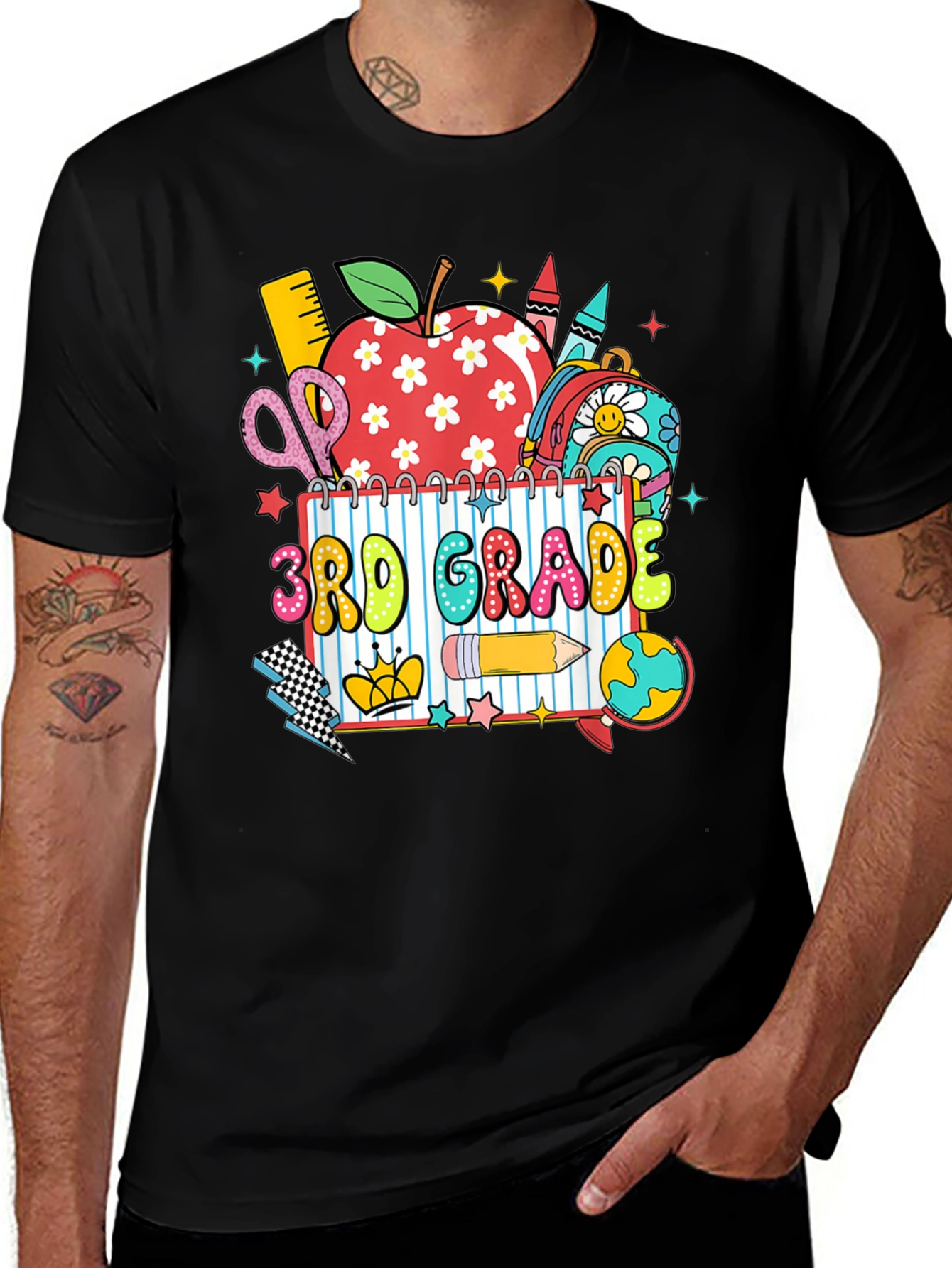 3rd Grade T-Shirt: Back to School Teacher Student Tee