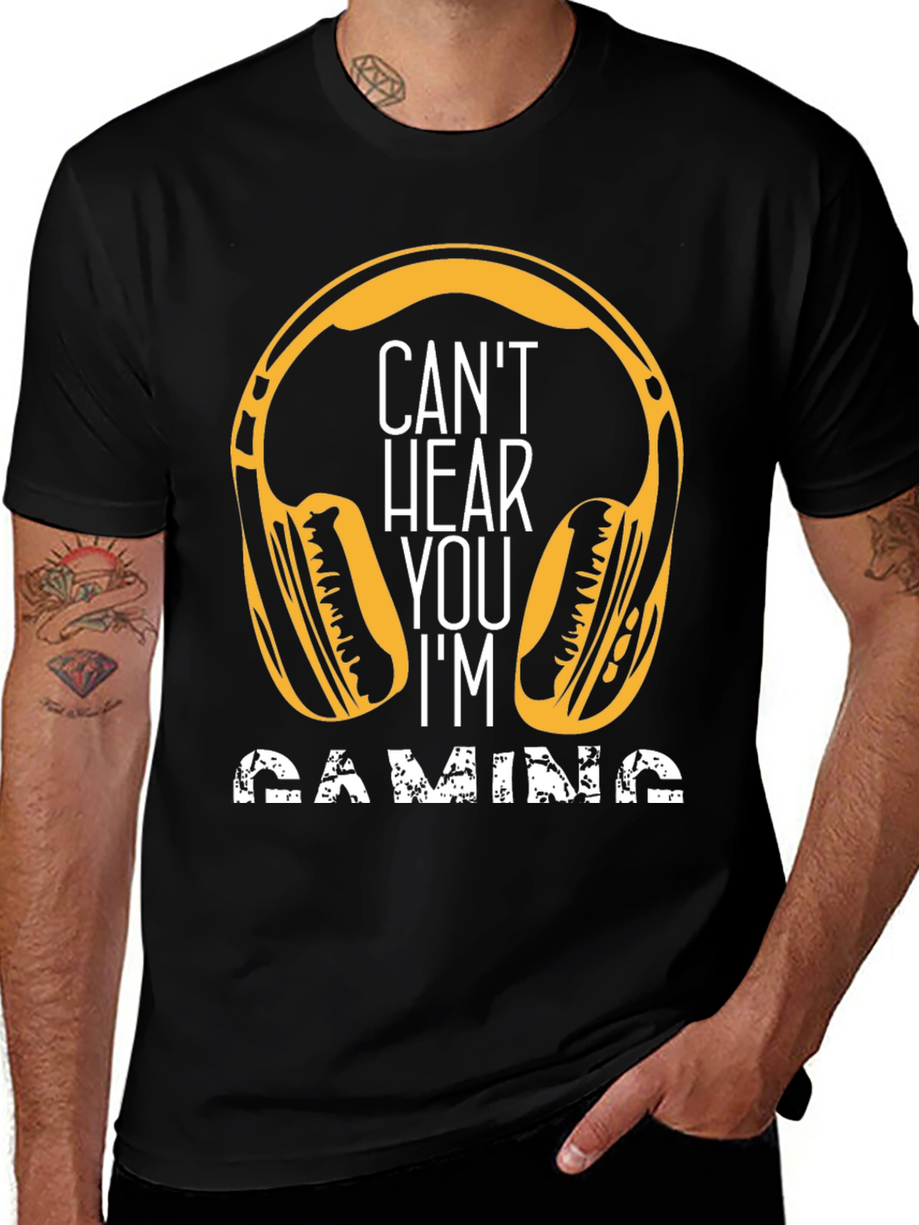 Variant 10 of Can't Hear You I'm Gaming T-Shirt