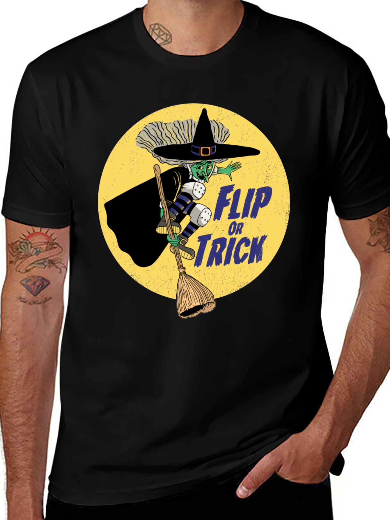 Variant 13 of Flip or Trick Witch T-Shirt