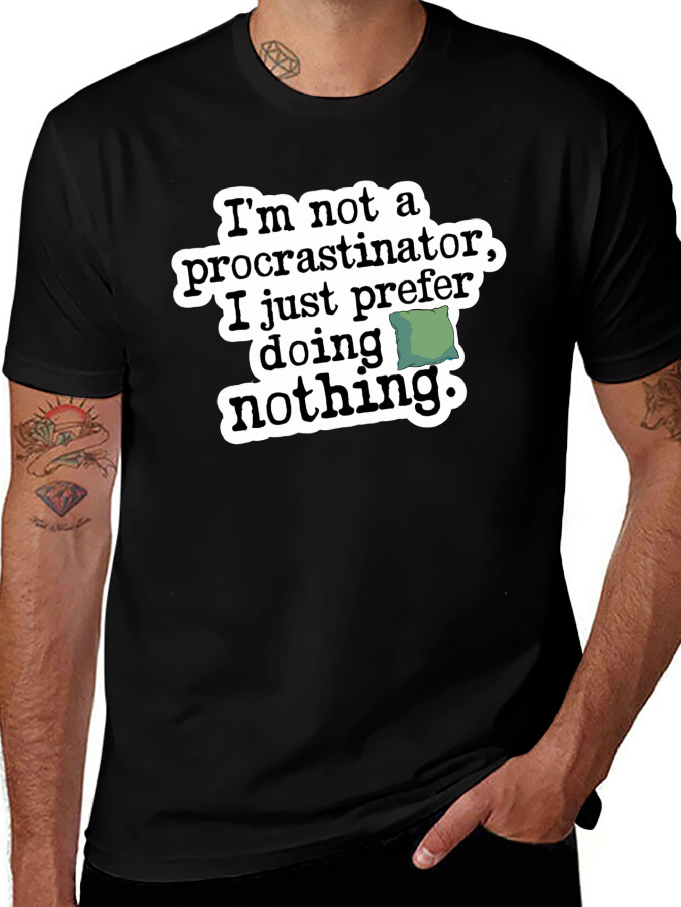 Variant 16 of Procrastinator Humor Graphic T-Shirt