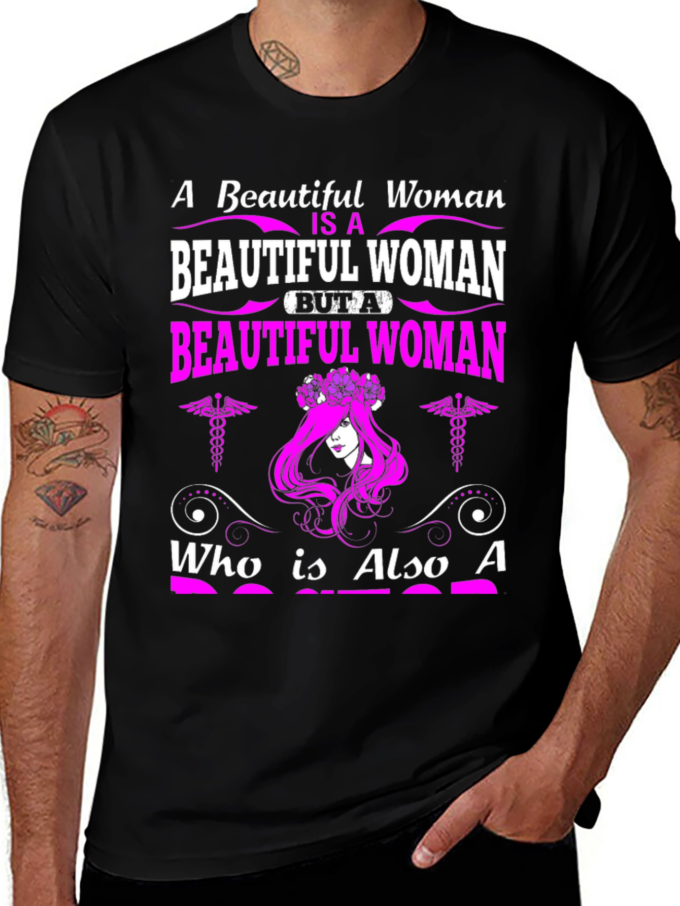 Variant 14 of Beautiful Woman Graphic T-Shirt