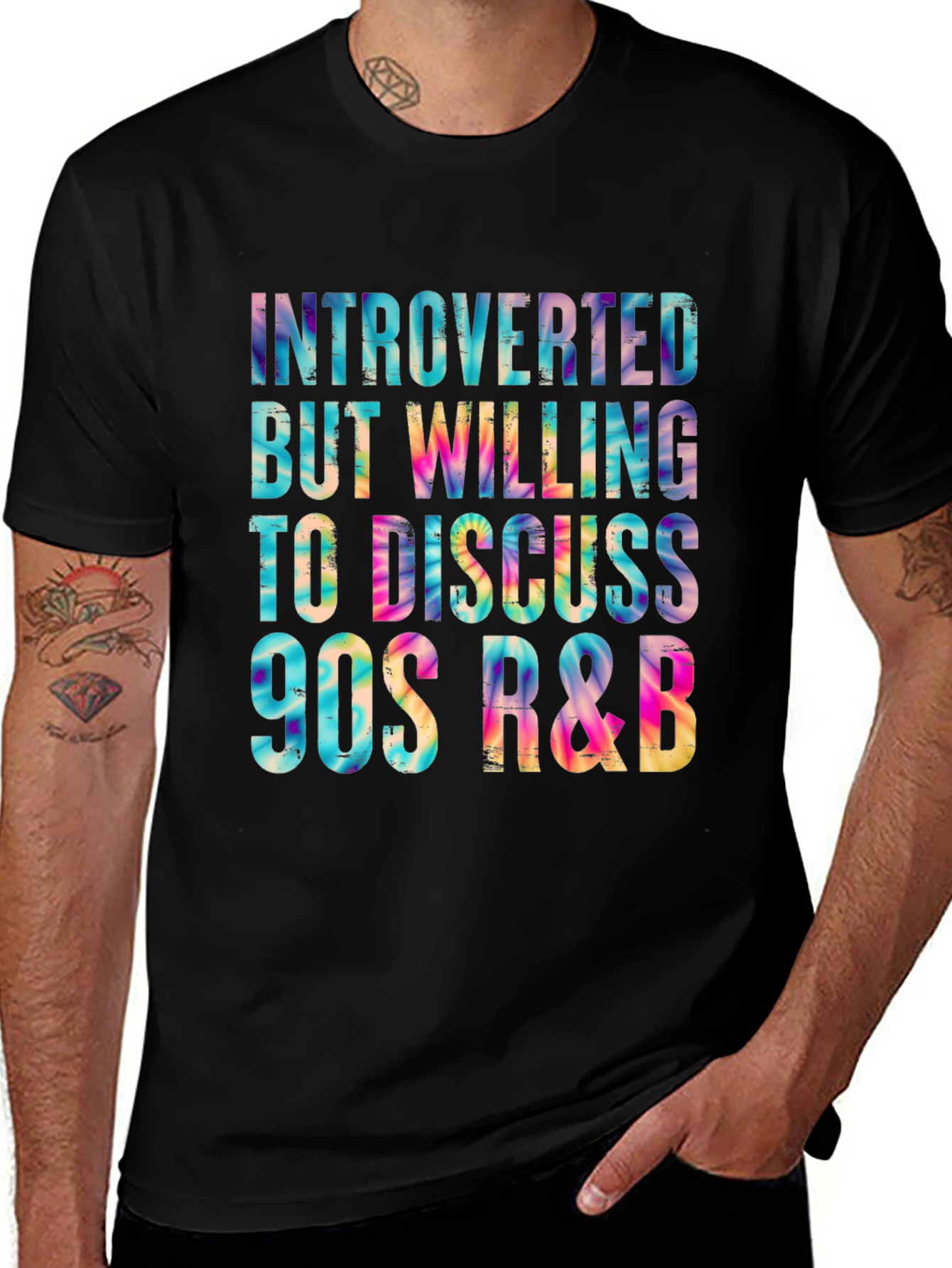 Variant 19 of 90s R&B Introvert Graphic Tee