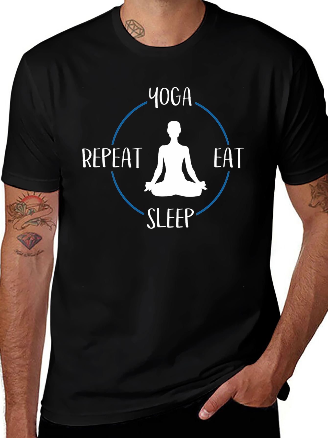 Variant 24 of Yoga Eat Sleep Repeat T-Shirt