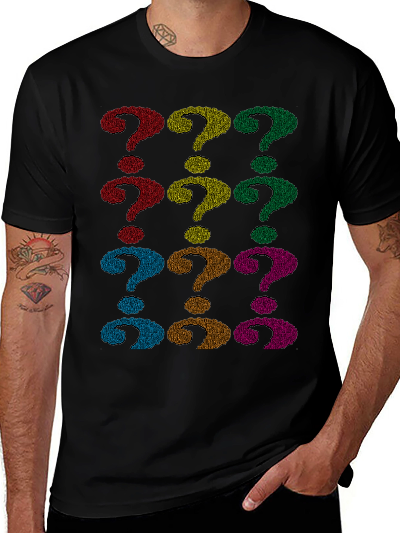 Variant 14 of Question Mark T-Shirt