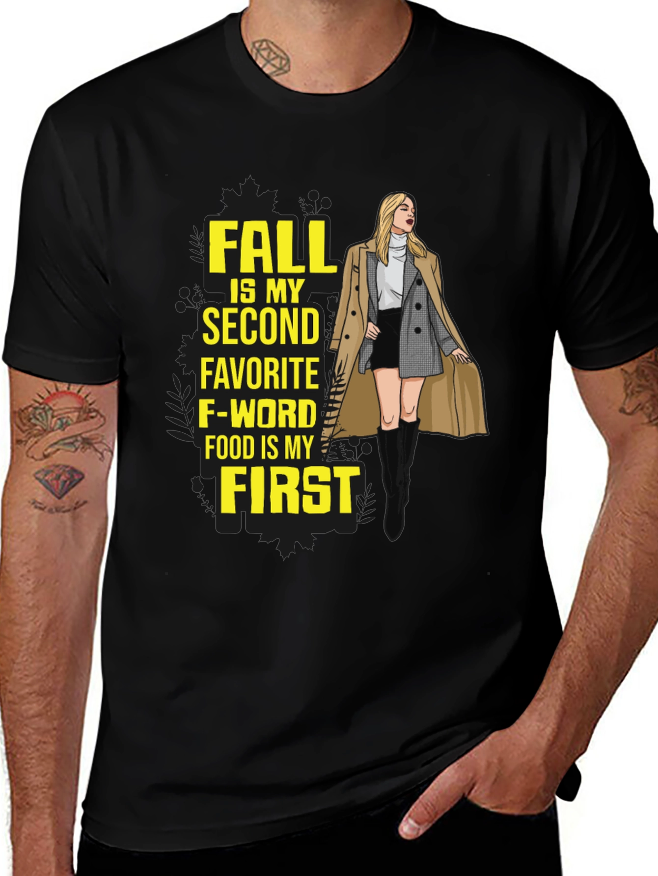 Variant 15 of Fall Is My Second Favorite F-Word T-Shirt
