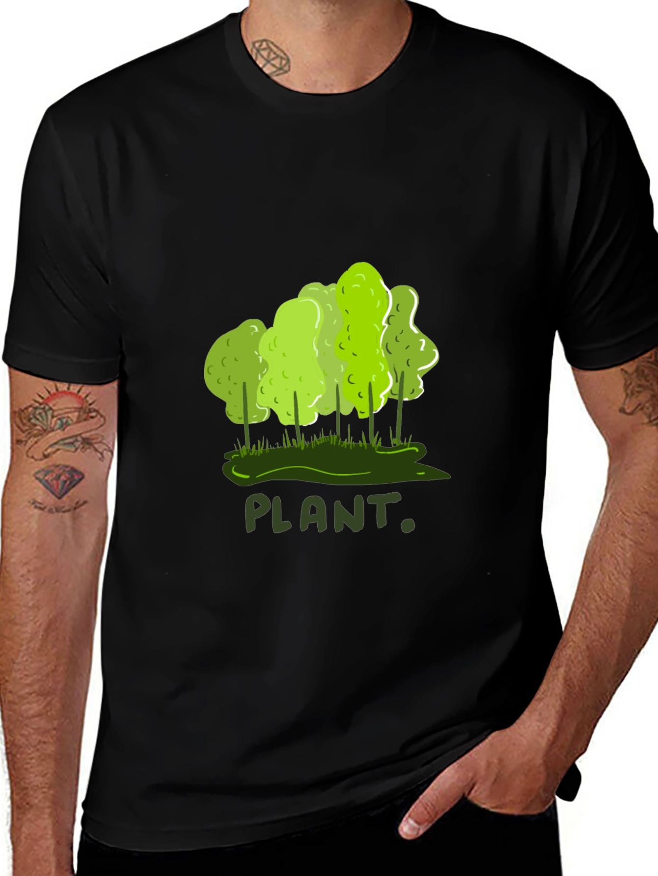 Variant 19 of Plant Graphic T-Shirt - Eco-Friendly Style