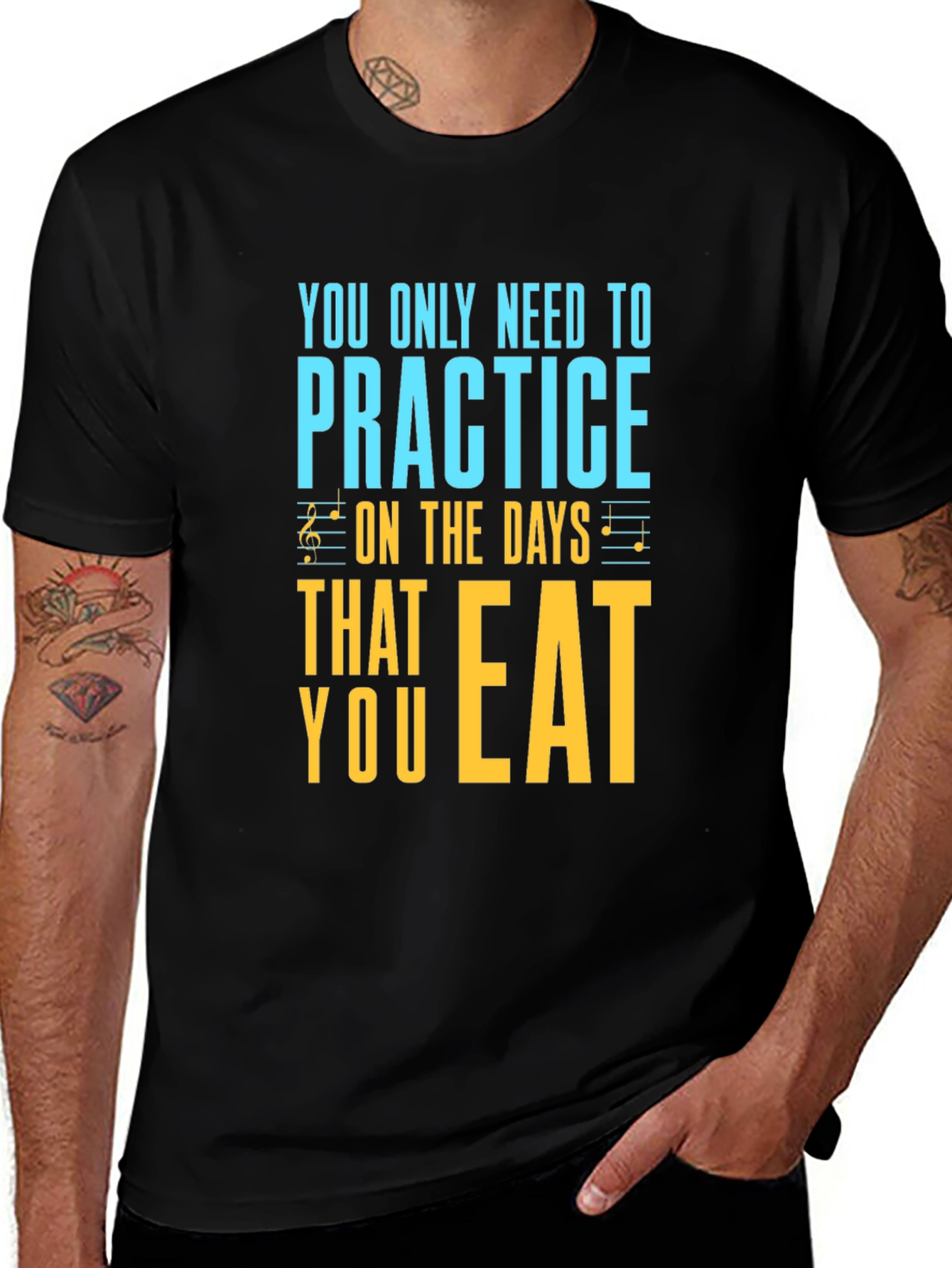 Variant 4 of Practice on Eating Days Graphic Tee
