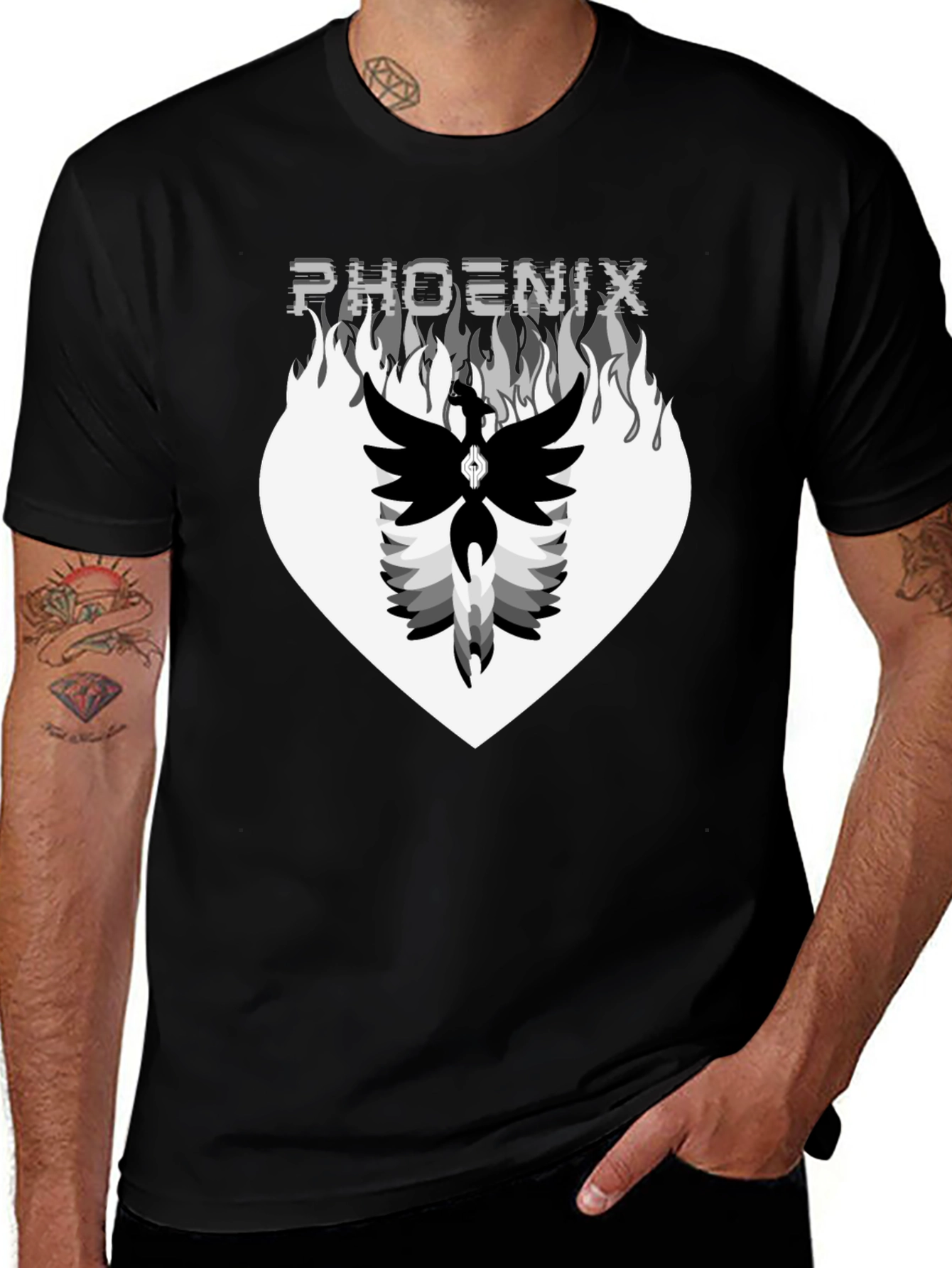 Variant 25 of Phoenix T-Shirt - Rising From the Ashes