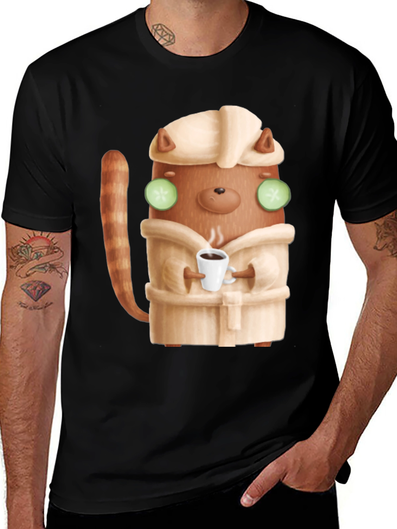 Variant 26 of Relaxing Cat Spa Day T-Shirt