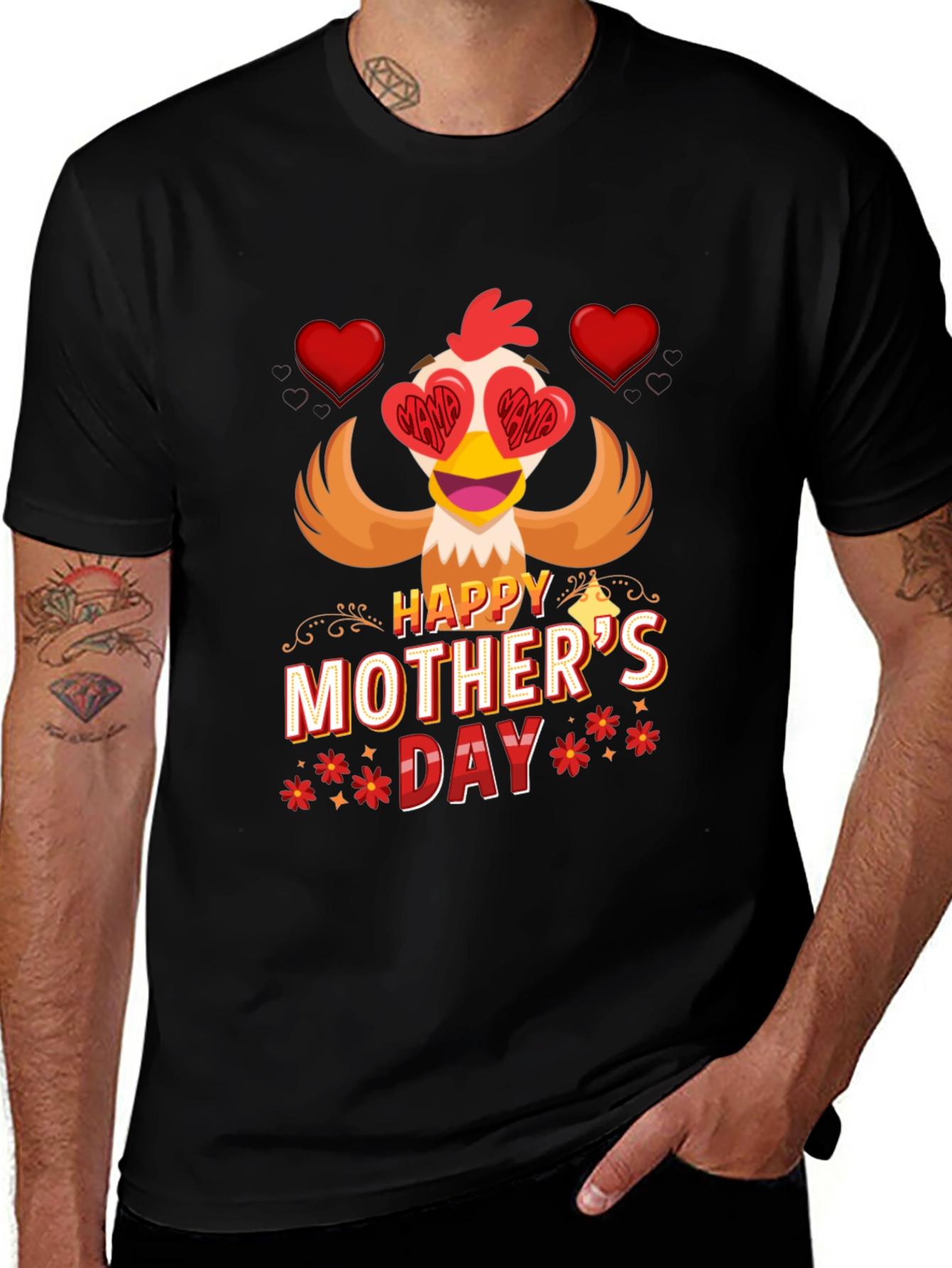 Variant 4 of Happy Mother's Day Chicken T-Shirt