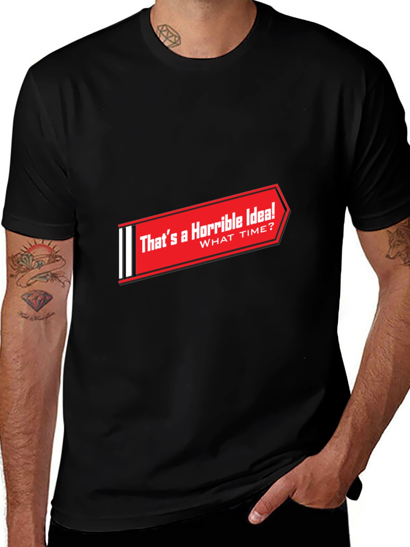 Variant 12 of Horrible Idea T-Shirt - Funny Graphic Tee