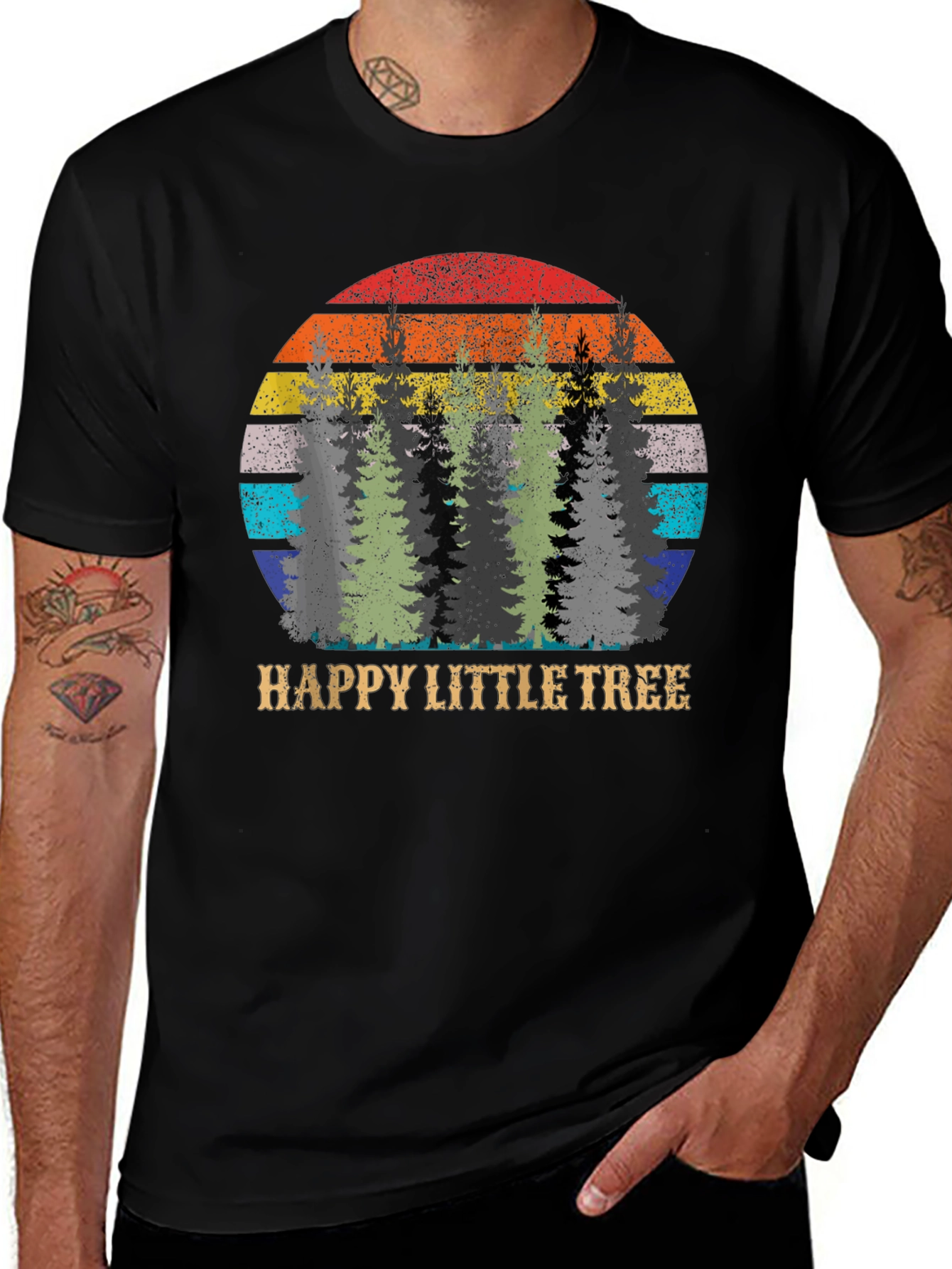 Variant 30 of Happy Little Tree Graphic Tee