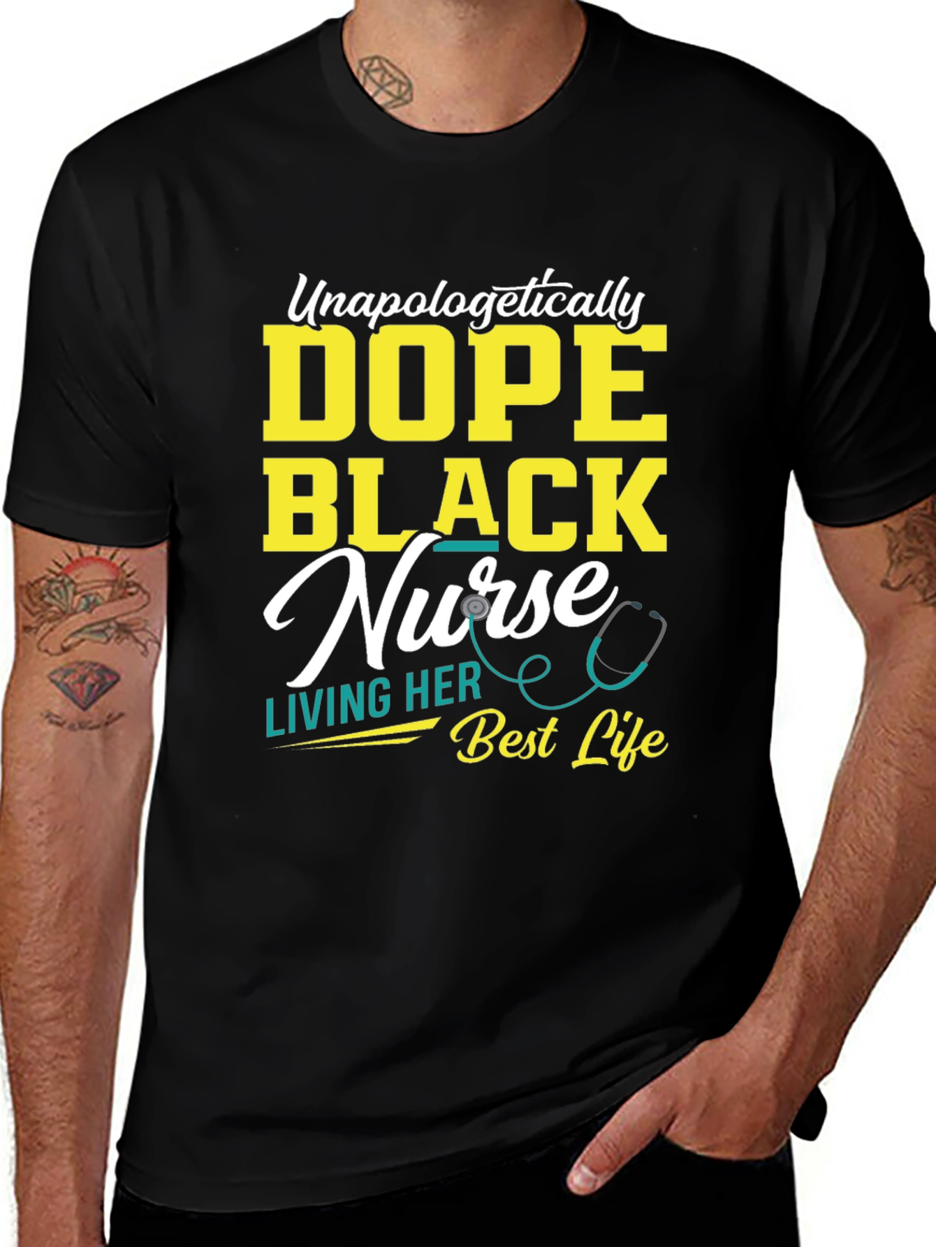 Dope Black Nurse T-Shirt - Unapologetically You!