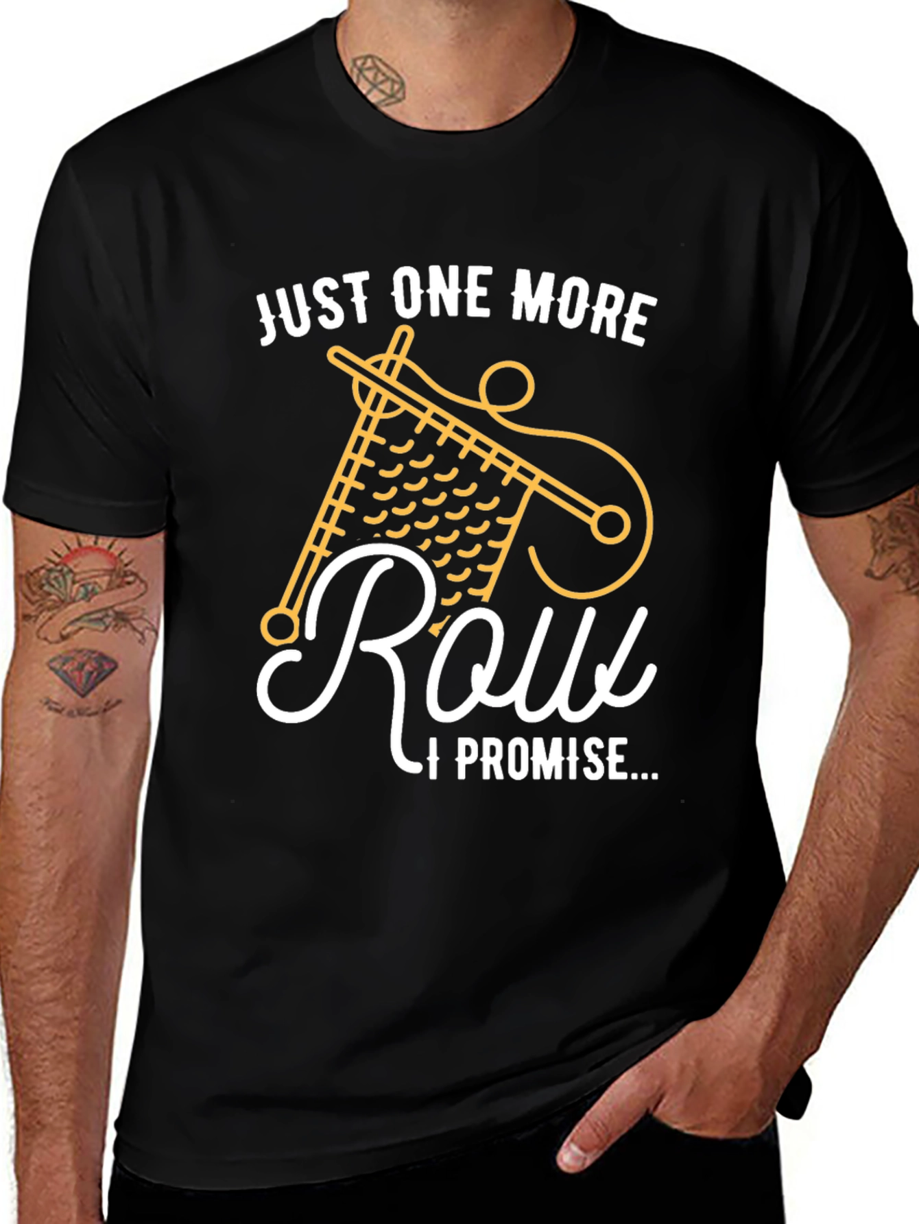 Variant 17 of Just One More Row T-Shirt
