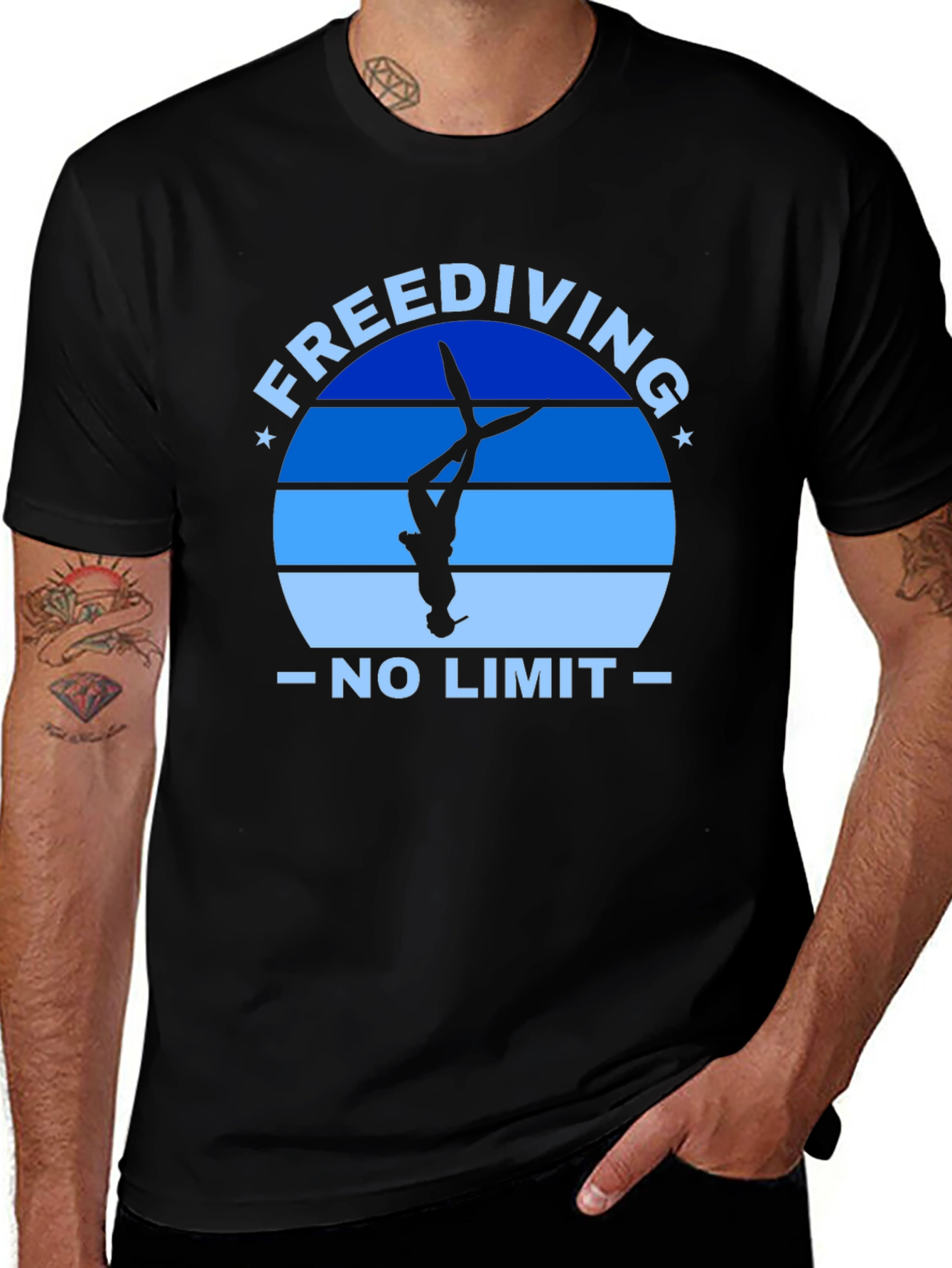 Variant 20 of Freediving No Limit T-Shirt