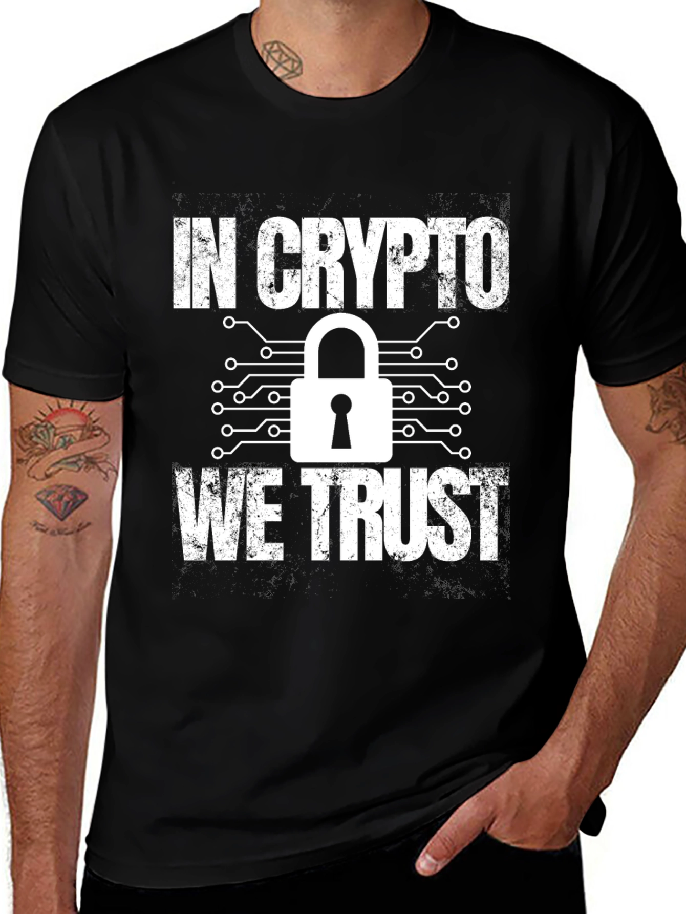 Variant 14 of In Crypto We Trust Graphic T-Shirt