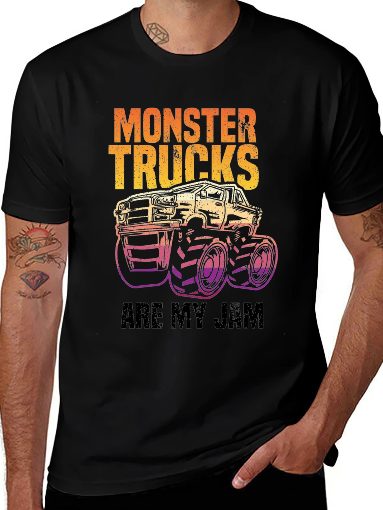 Variant 29 of Monster Trucks Are My Jam Graphic Tee