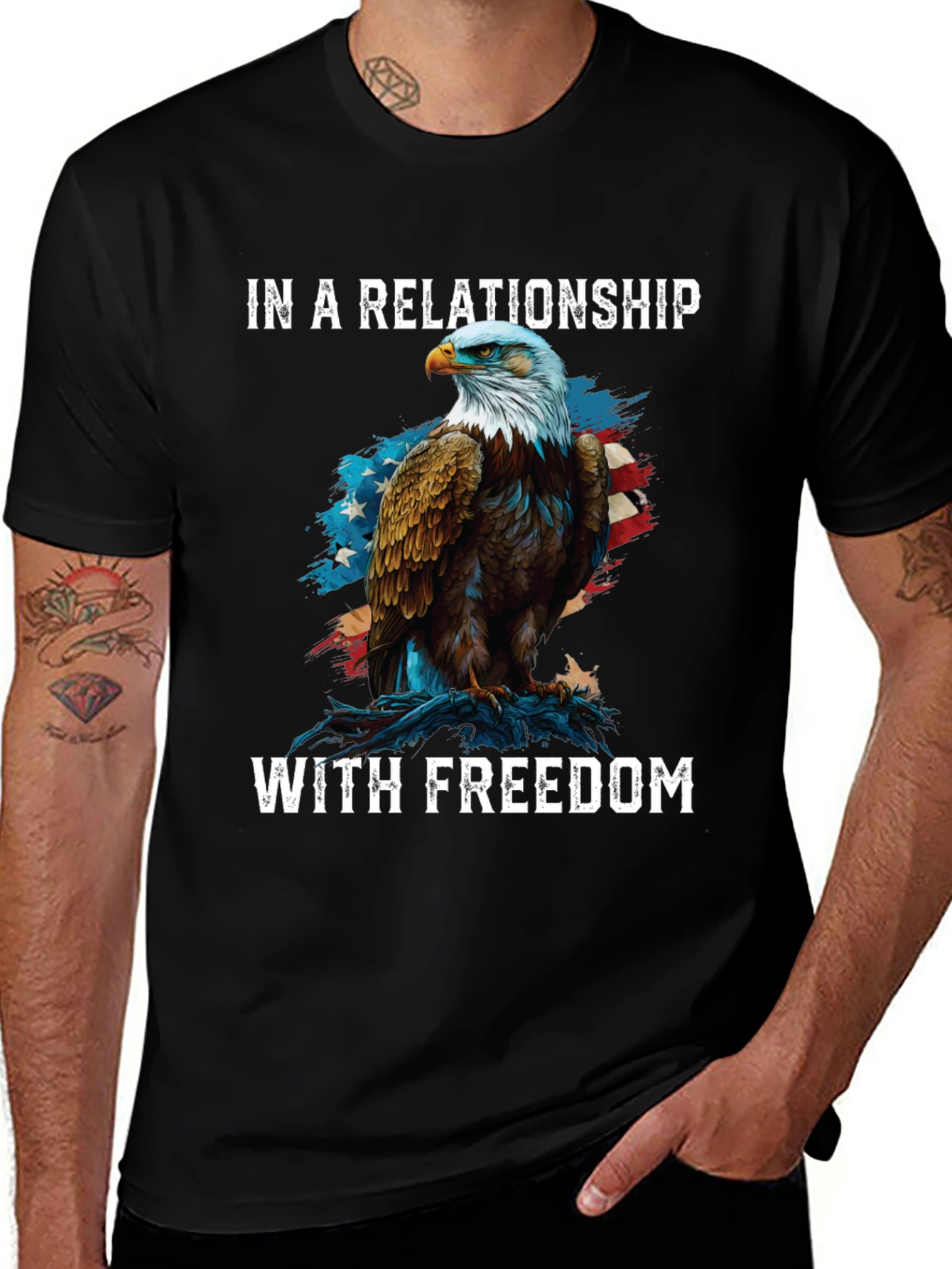 Variant 2 of In A Relationship With Freedom Graphic Tee