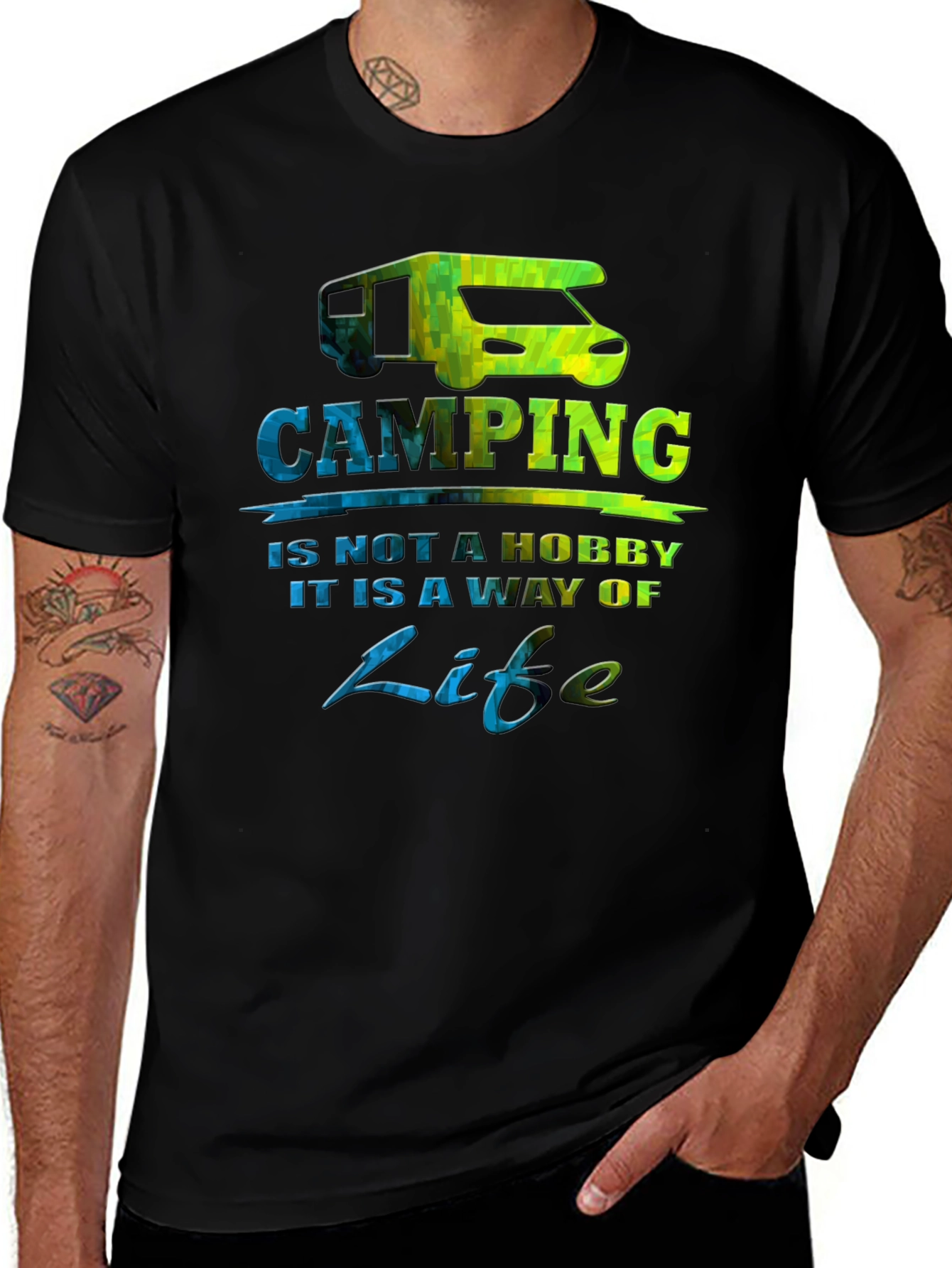 Variant 10 of Camping is a Way of Life Graphic Tee