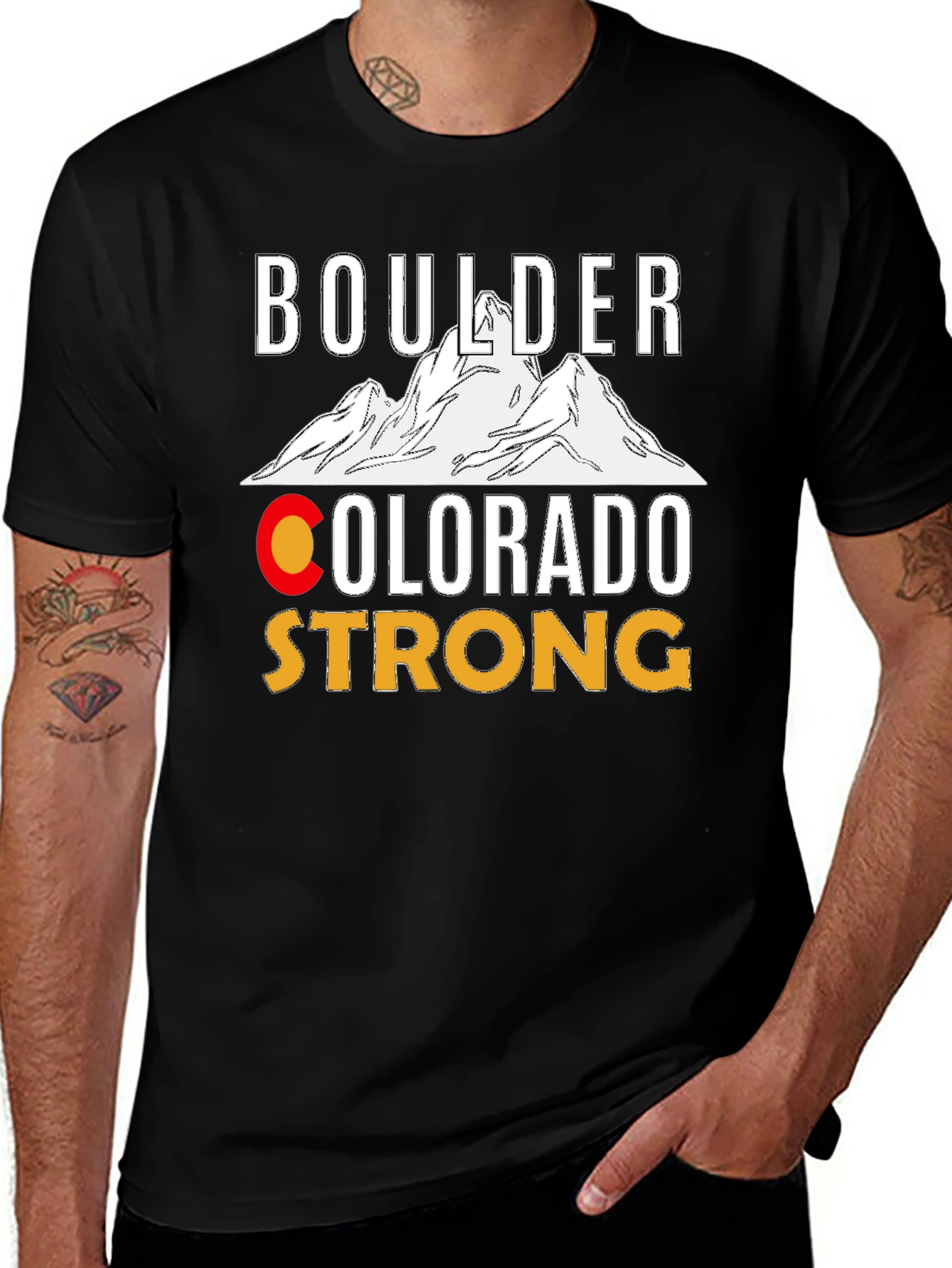 Boulder Colorado Strong T-Shirt