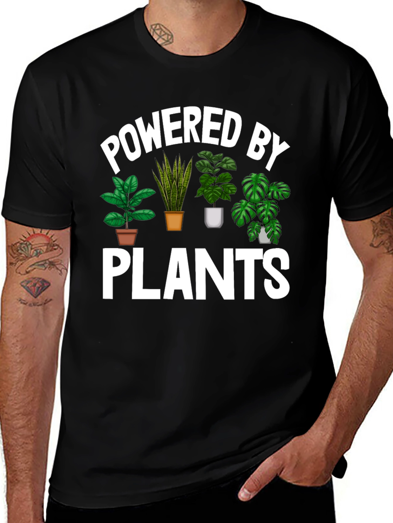 Variant 10 of Powered By Plants Graphic T-Shirt