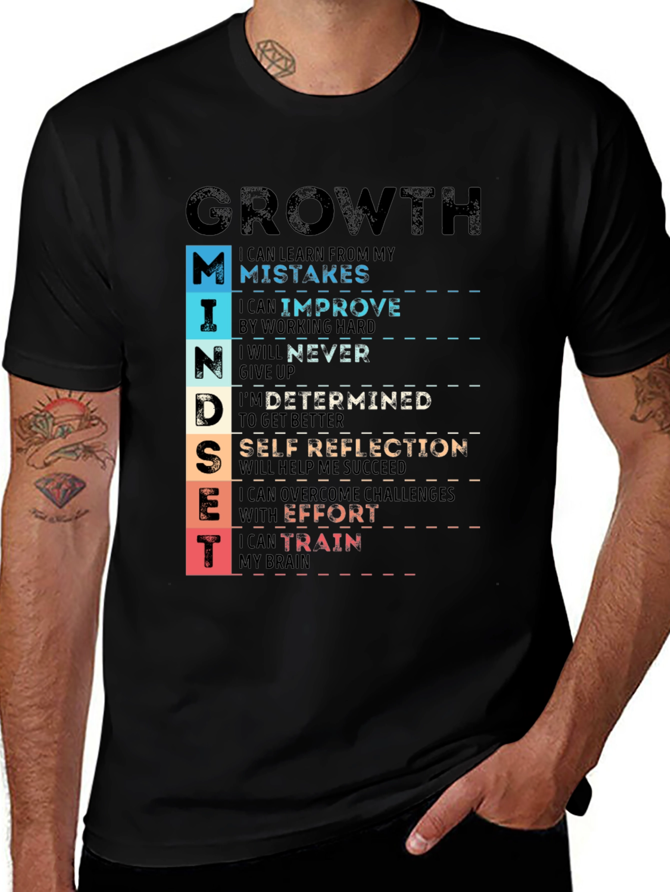 Growth Mindset Motivational T-Shirt