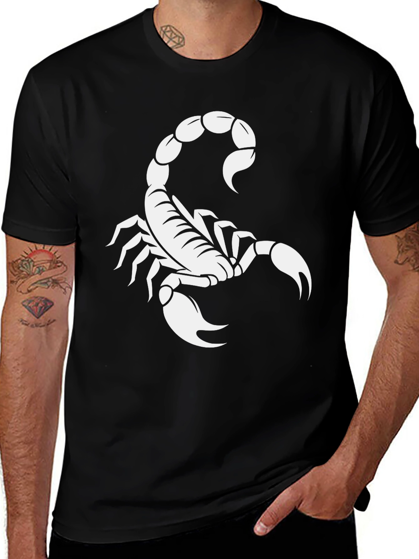 Scorpion Graphic Tee - Bold Black T-Shirt