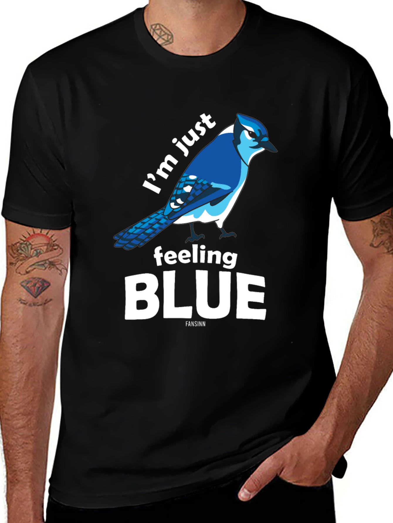 I'm Just Feeling Blue Bird T-Shirt