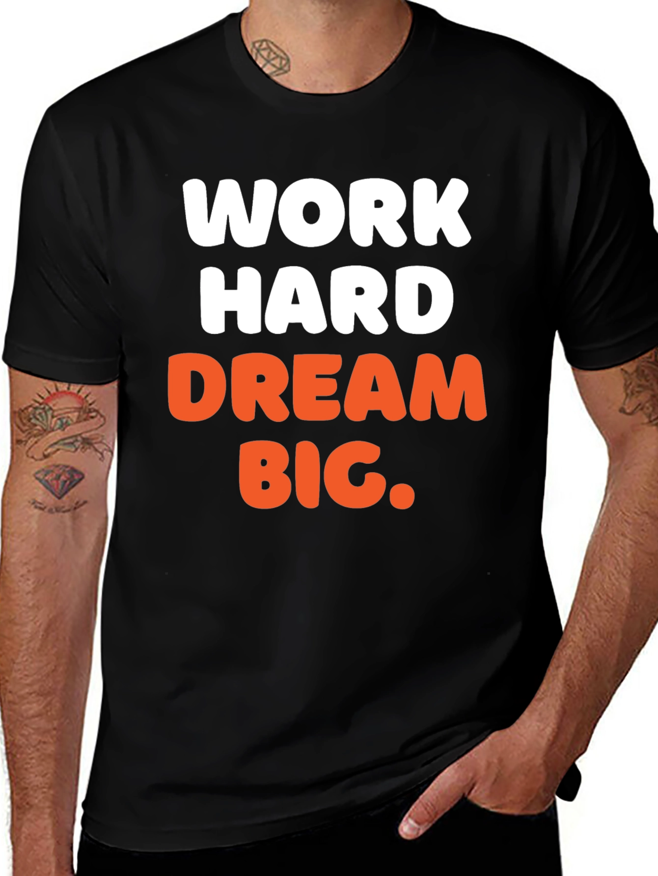 Variant 17 of Work Hard Dream Big Graphic T-Shirt