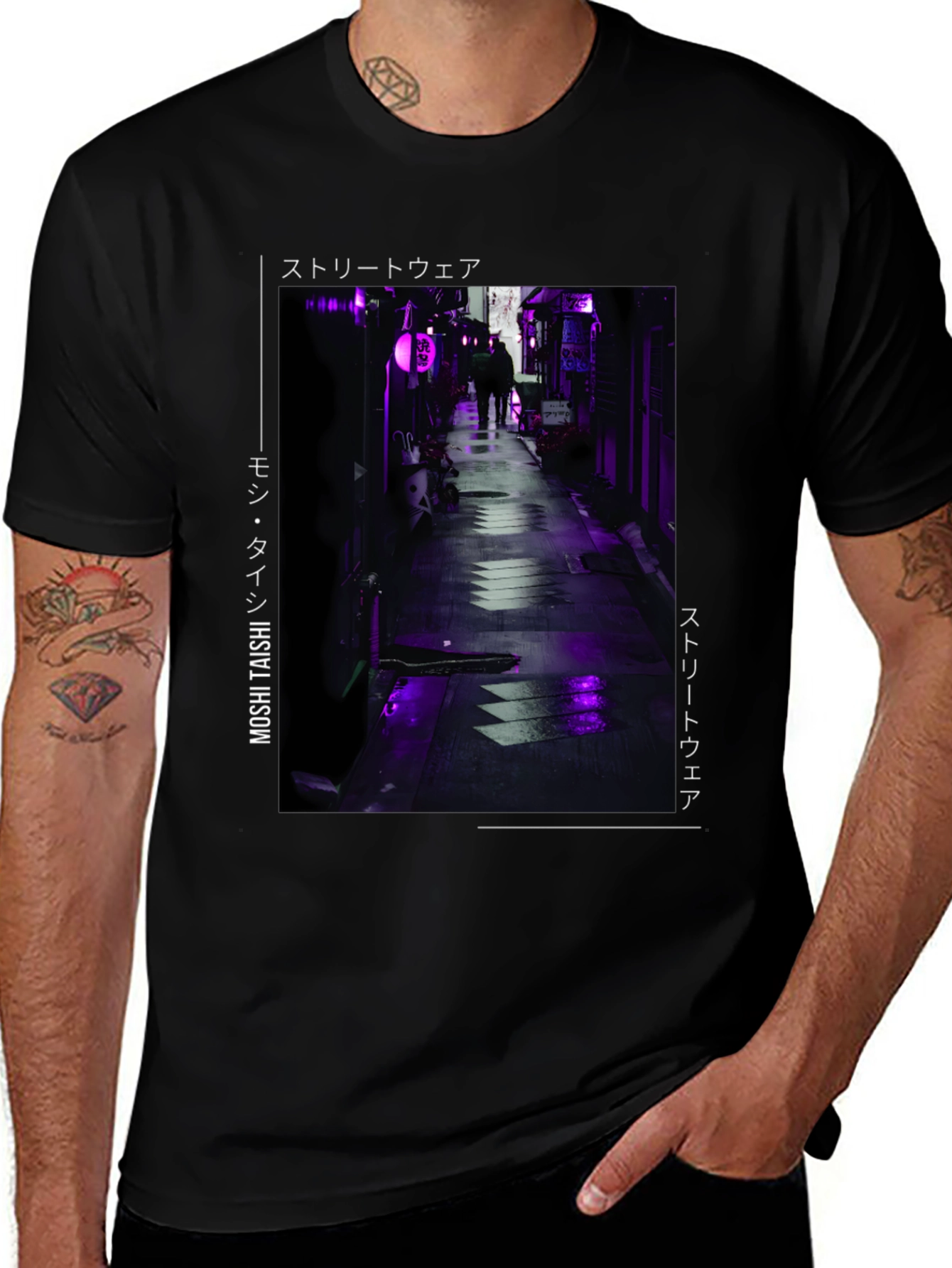 Variant 27 of Cyberpunk Streetwear T-Shirt