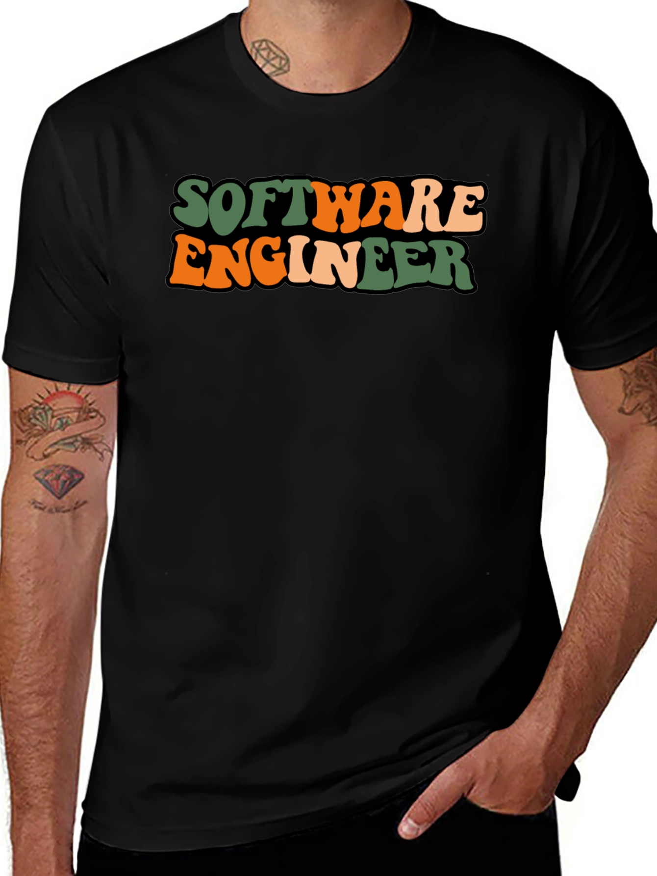 Variant 29 of Software Engineer Retro T-Shirt