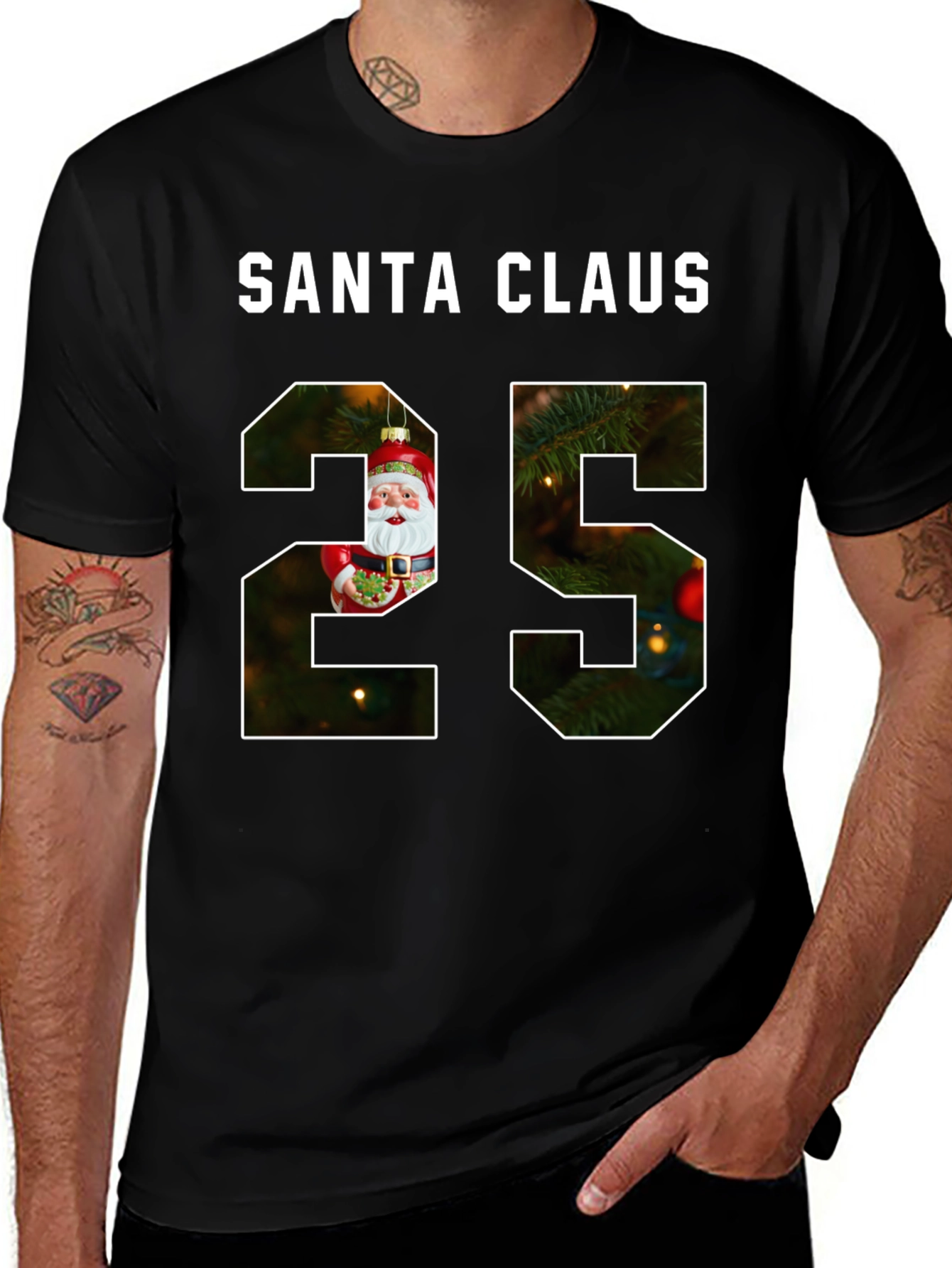 Santa Claus 25 Christmas T-Shirt