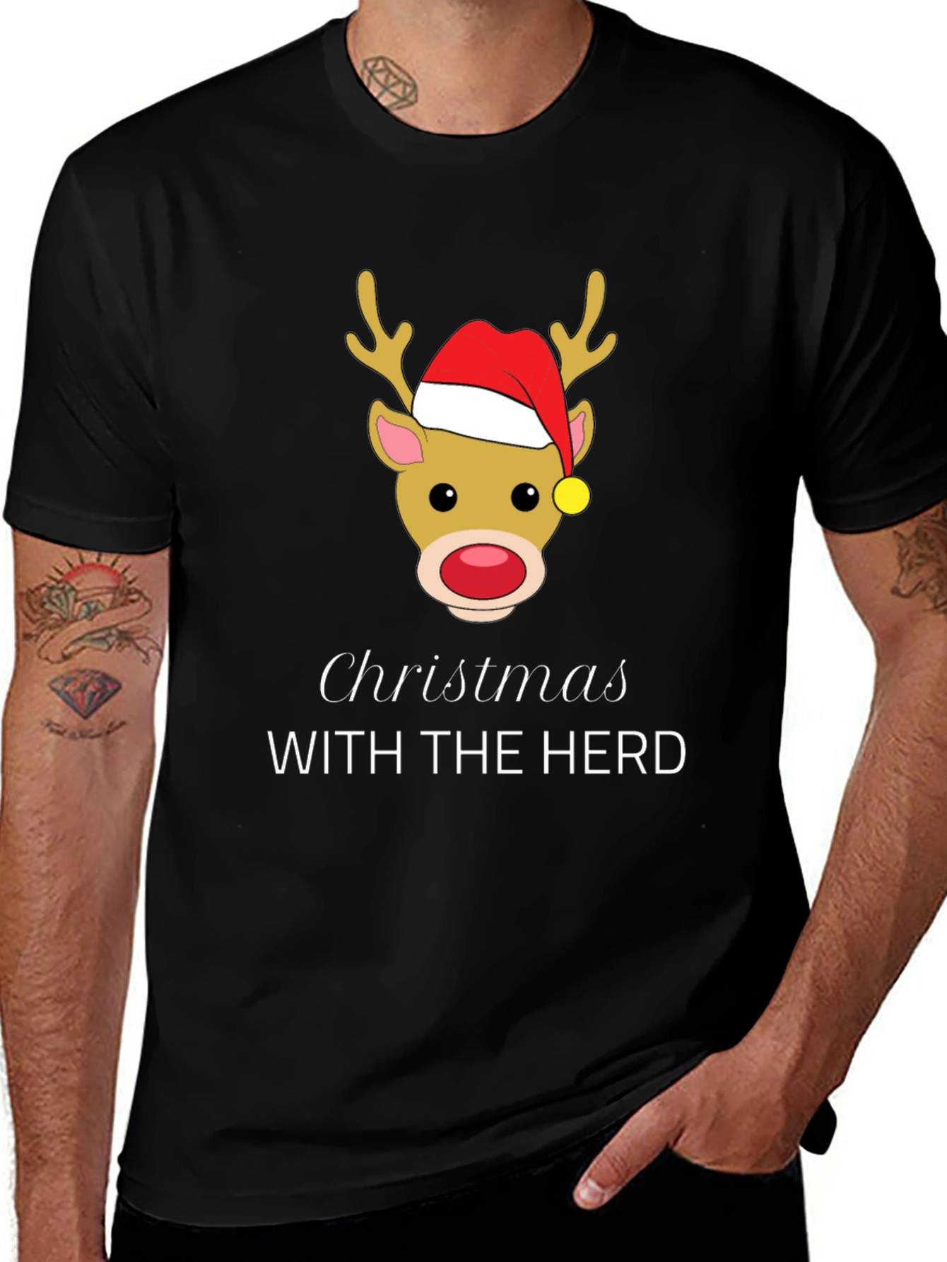 Variant 7 of Christmas with the Herd Graphic Tee