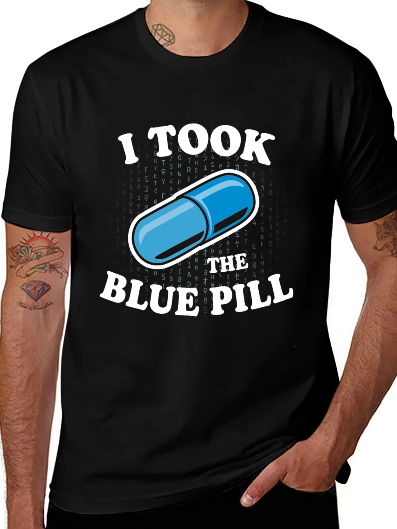 Variant 6 of I Took The Blue Pill Graphic Tee