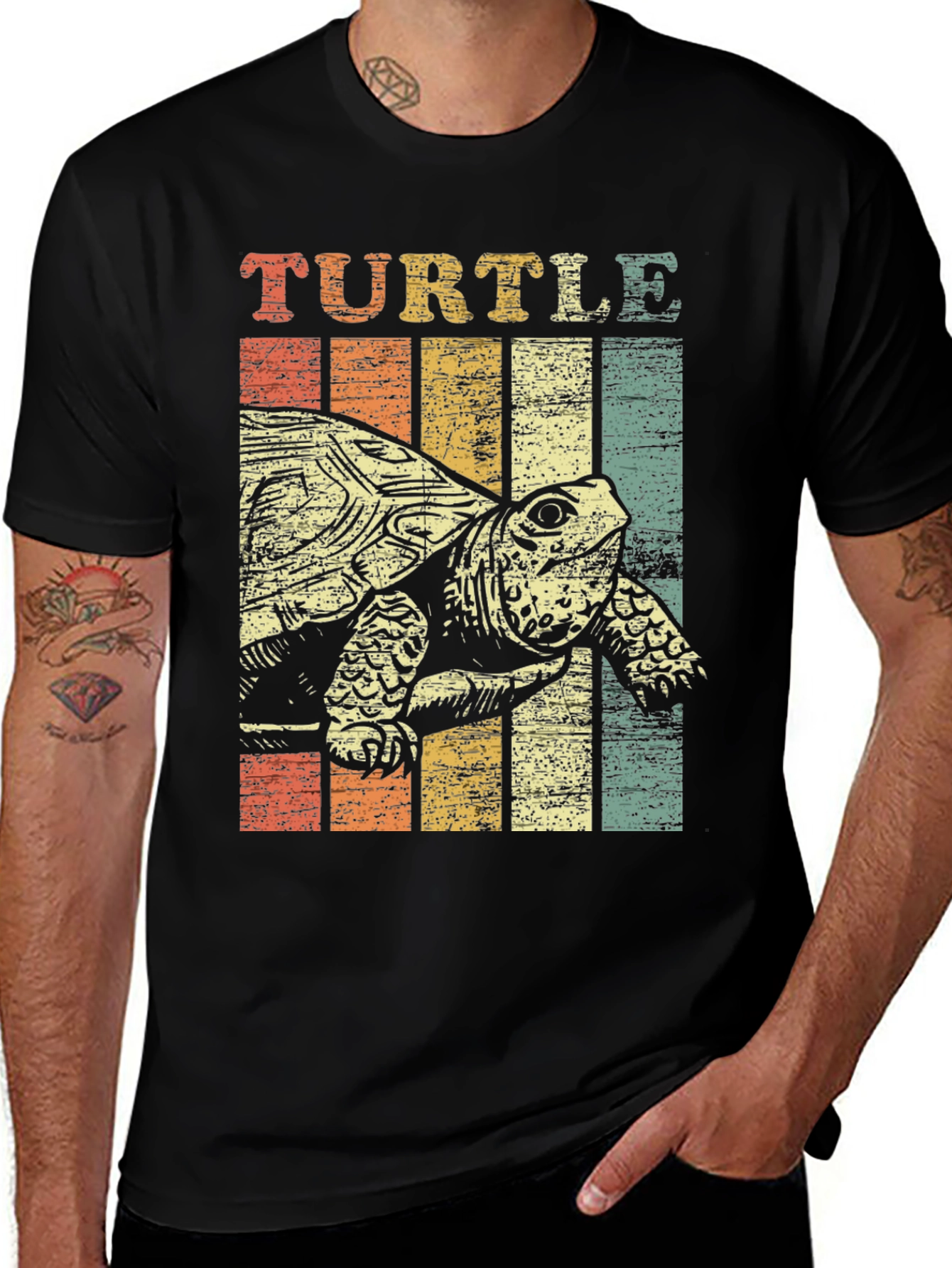 Variant 28 of Vintage Turtle Graphic Tee