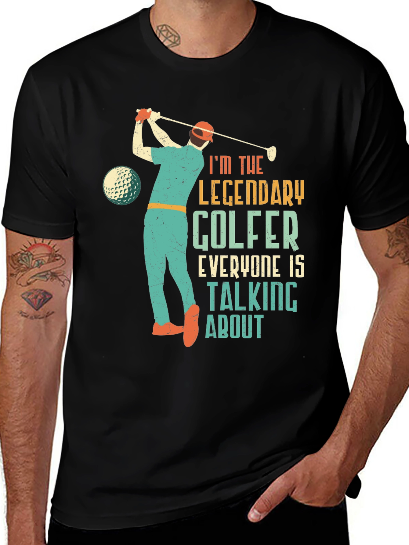 Variant 2 of Legendary Golfer Graphic Tee
