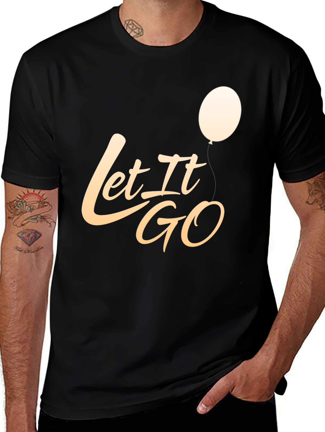 Variant 13 of Let It Go Graphic T-Shirt - Stylish Casual Tee