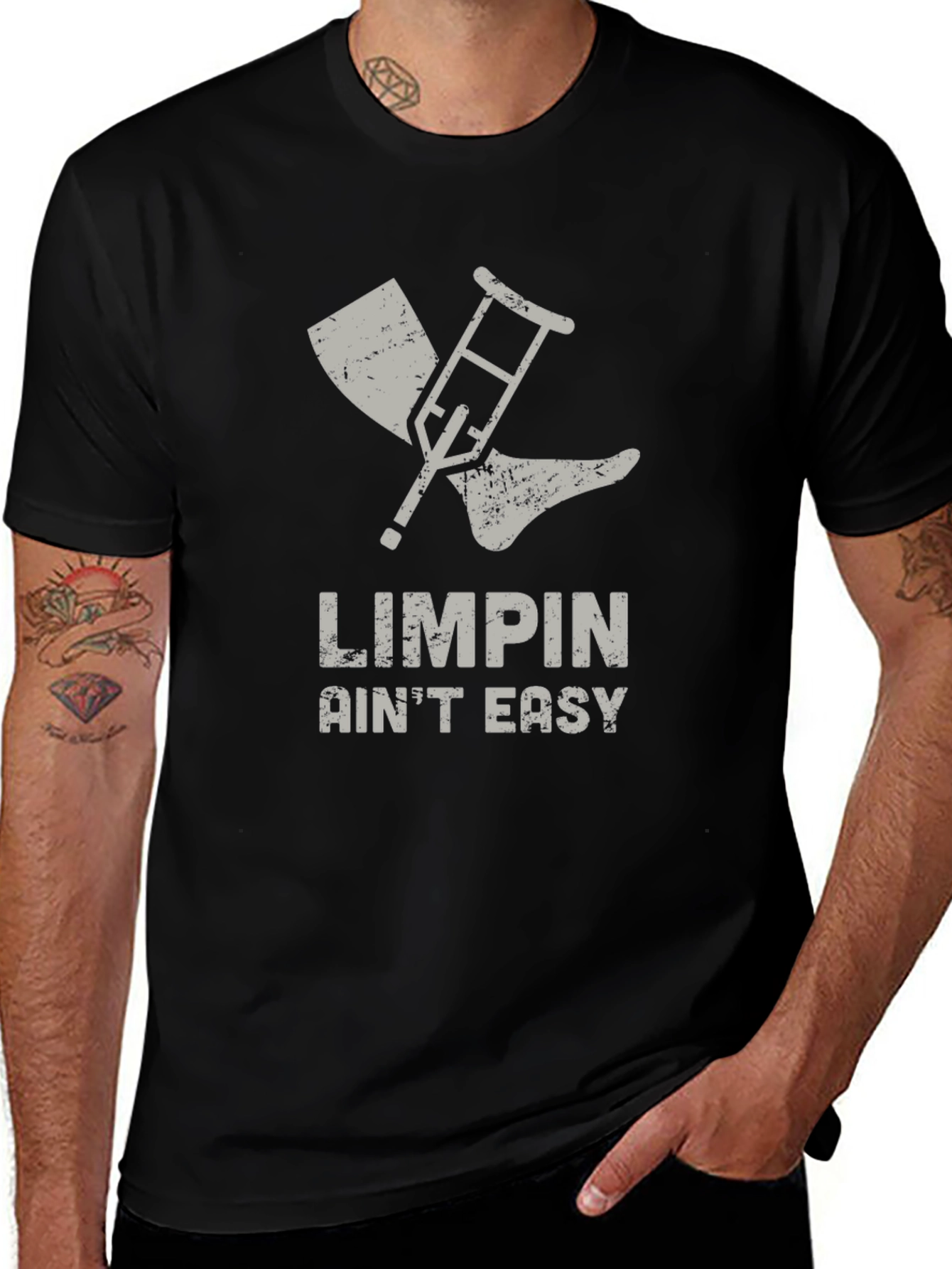 Variant 12 of Limpin' Ain't Easy Graphic Tee