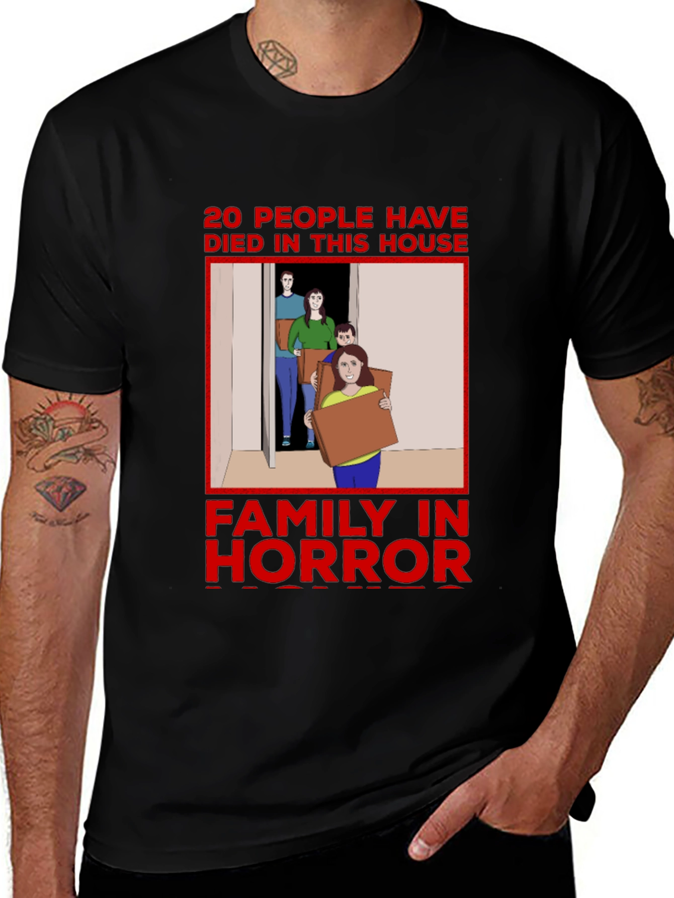 Variant 4 of 20 People Died Horror T-Shirt