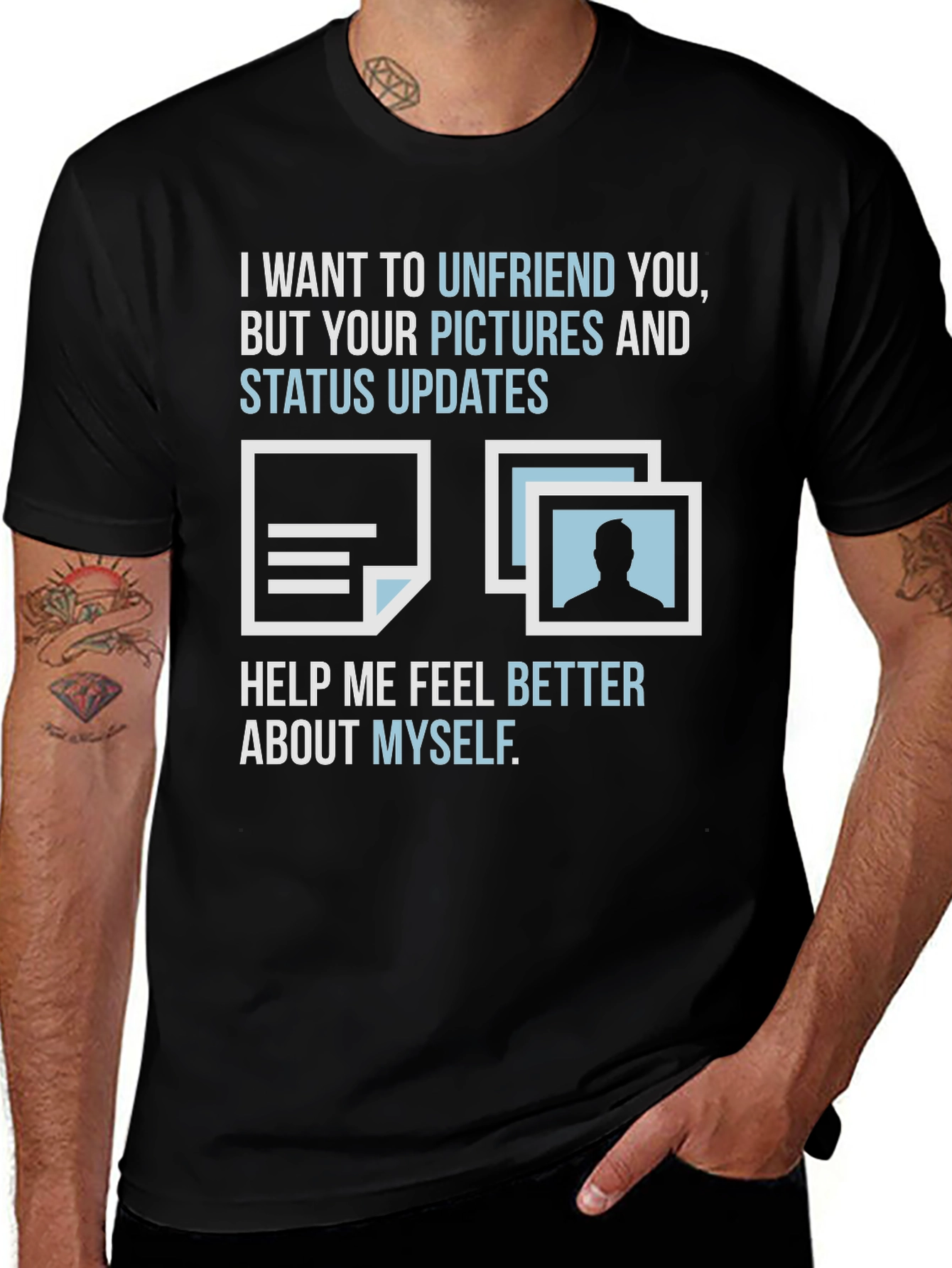 Variant 27 of Funny Unfriend T-Shirt - Sarcastic Social Media Tee