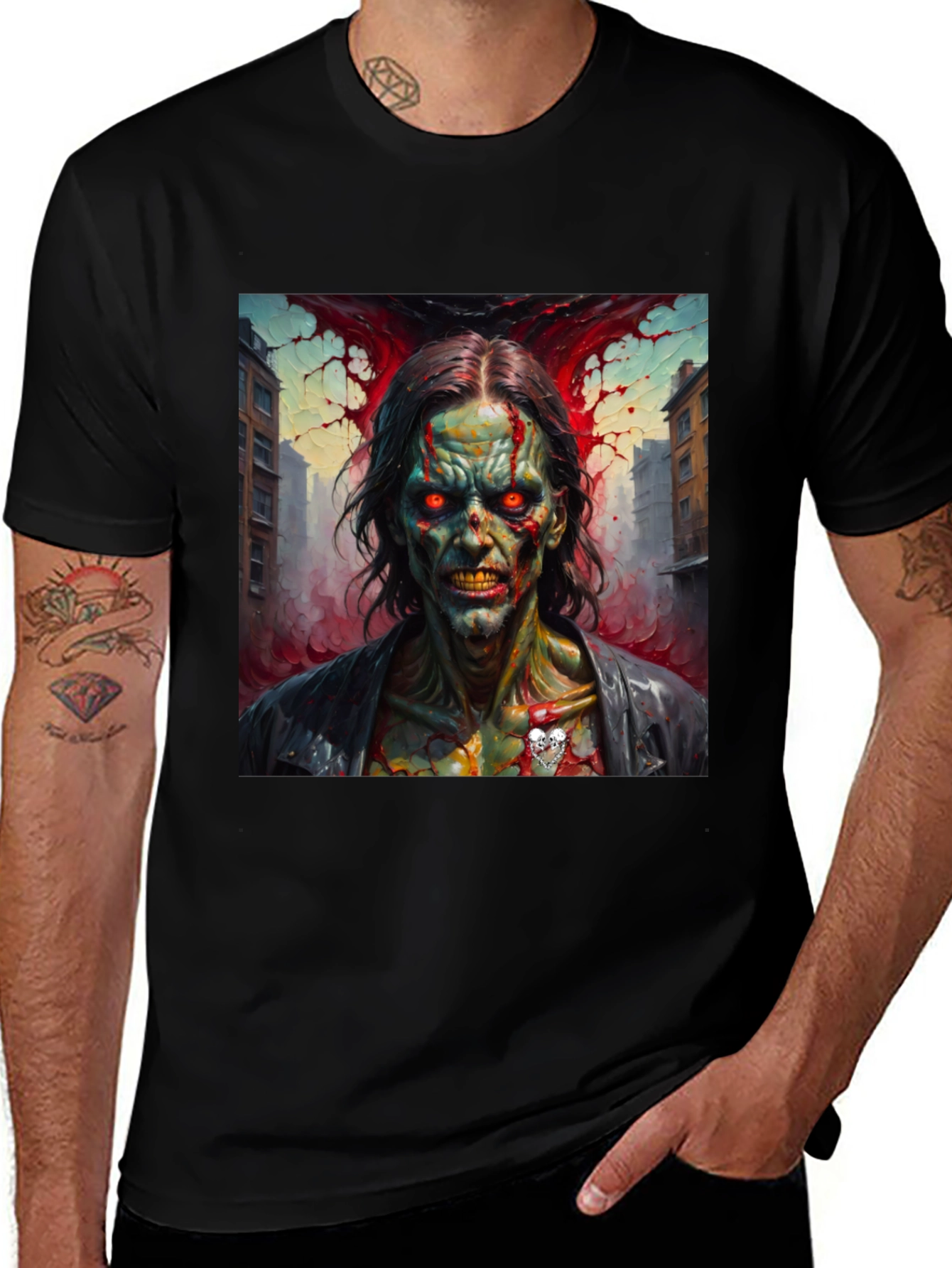 Variant 27 of Zombie City T-Shirt - Unique Horror Graphic Tee