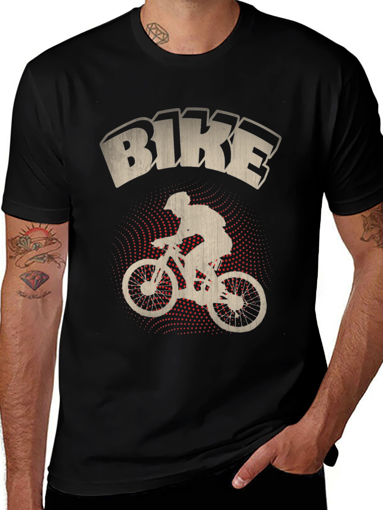 Variant 21 of Cool Bike Graphic T-Shirt - Stylish Cyclist Tee
