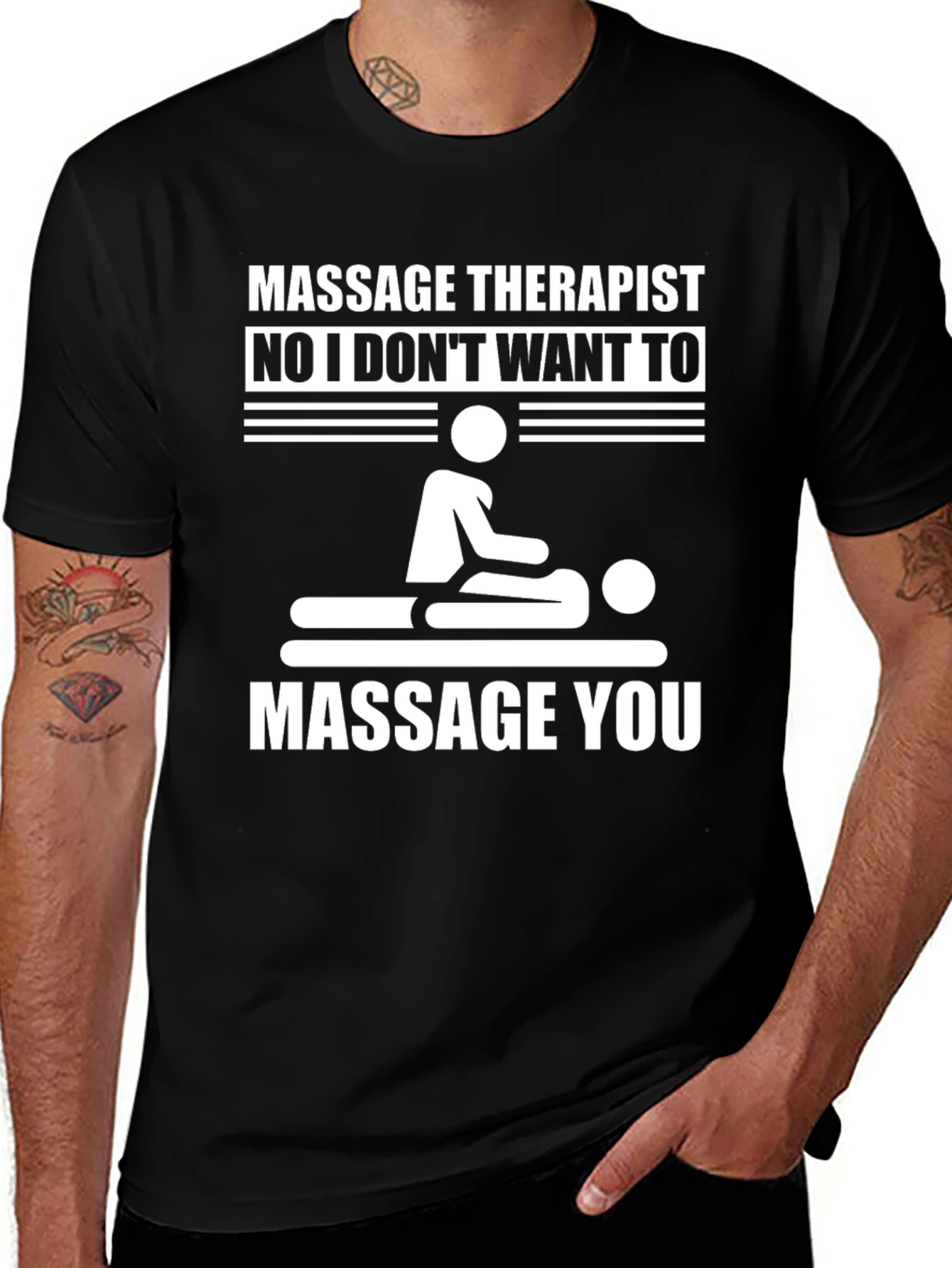 Variant 6 of Massage Therapist T-Shirt Funny Gift